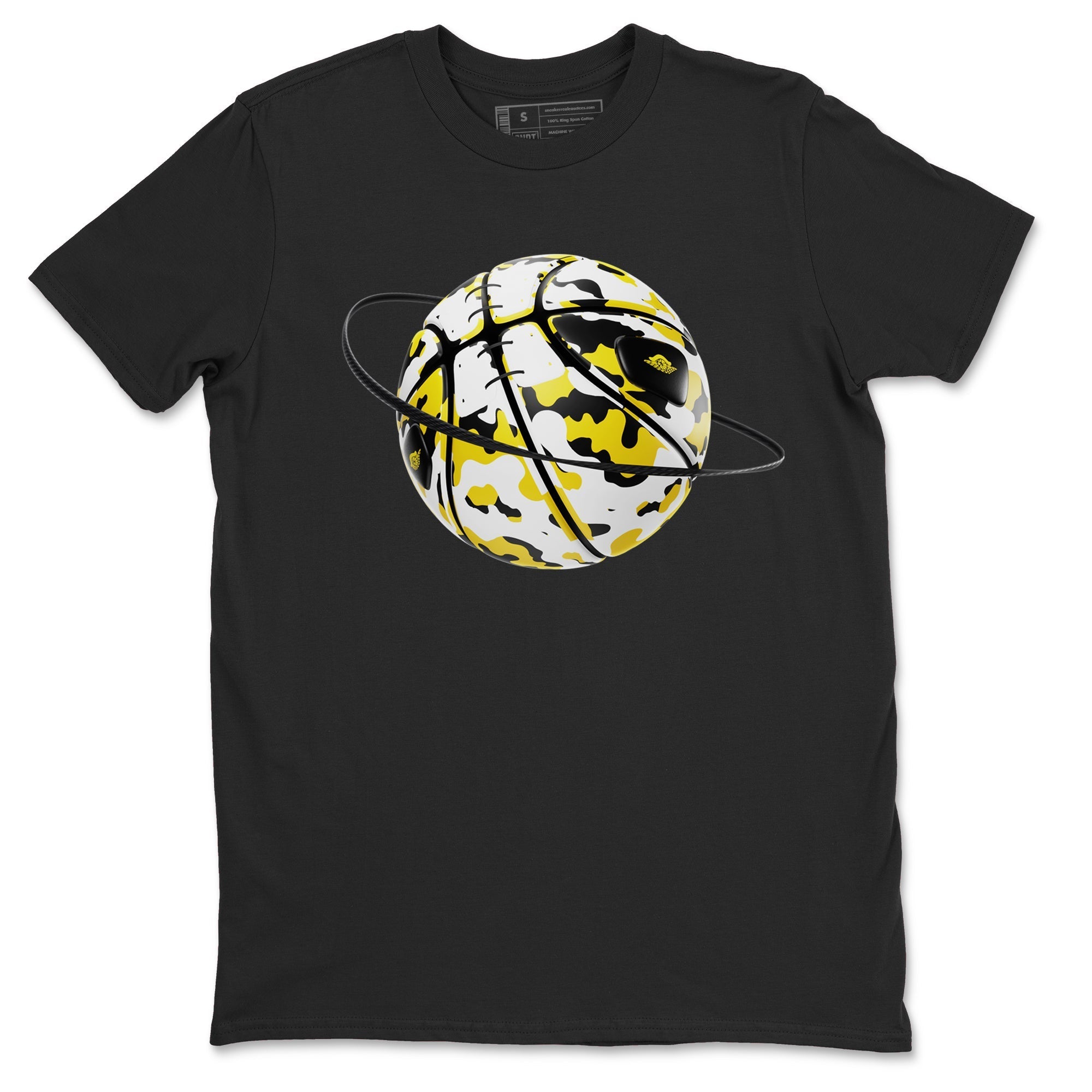 Camo Basketball Planet snkmatch Tees - Air Jordan 1 Yellow Ochre