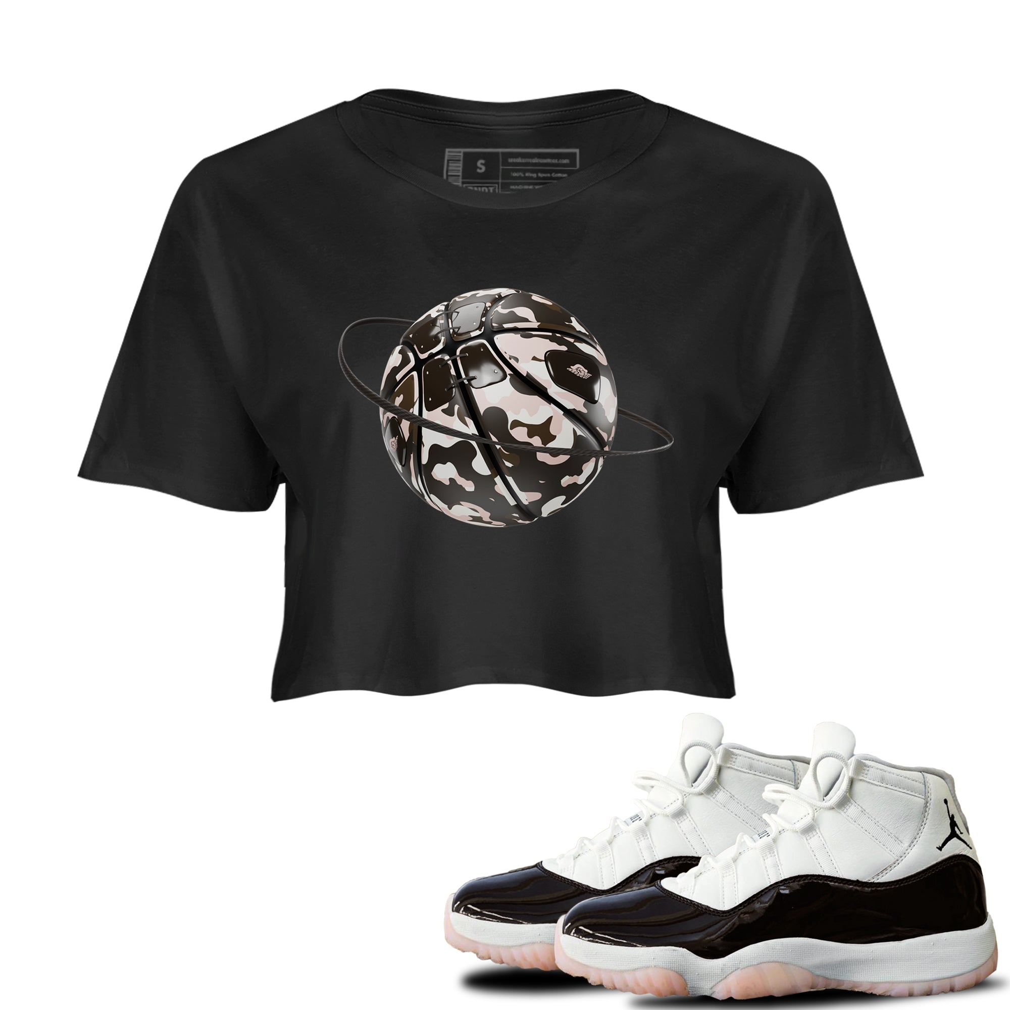 Camo Basketball Planet snkmatch Women's Top - Air Jordan 11 Neapolitan