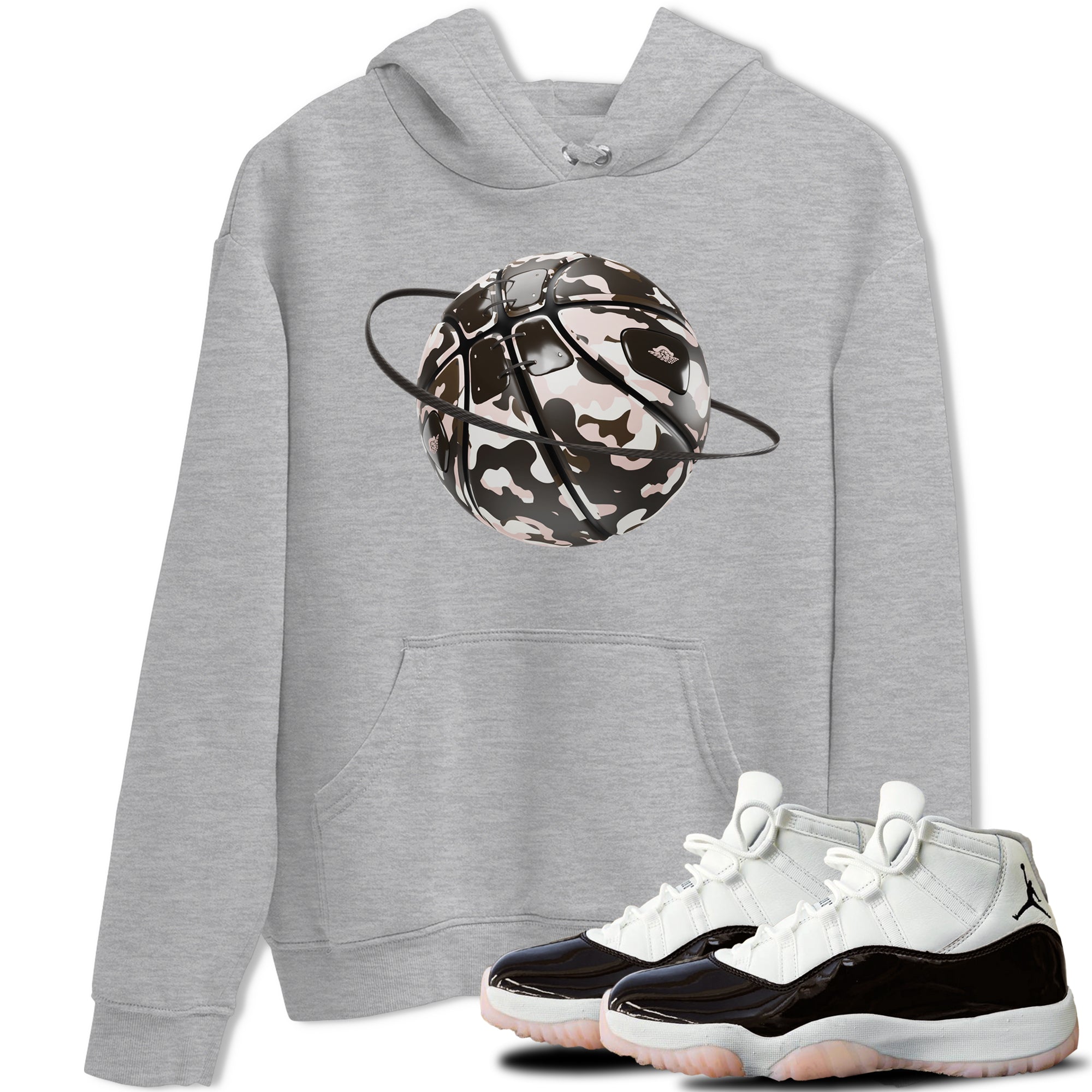 Camo Basketball Planet snkmatch Tee - Air Jordan 11 Neapolitan