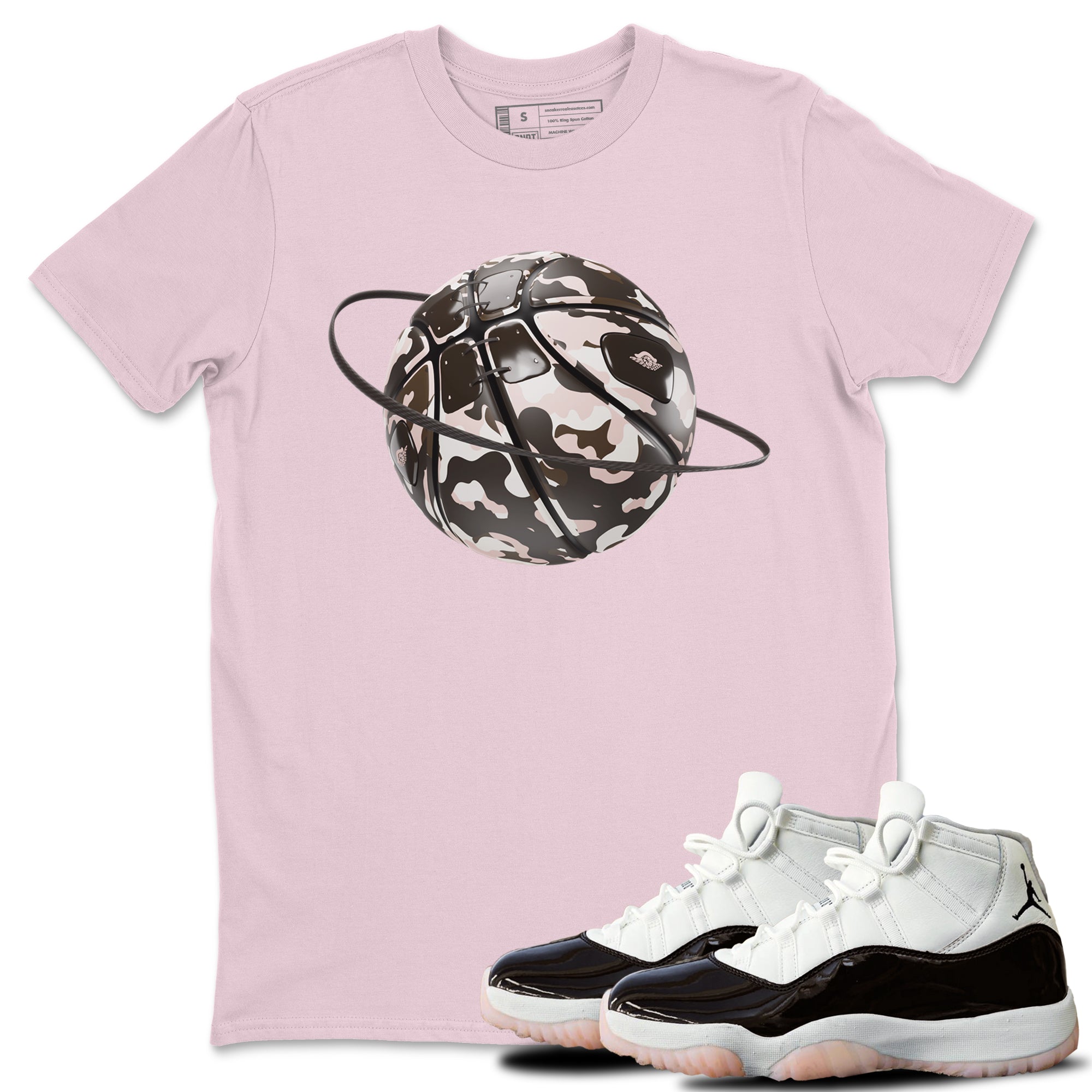 Camo Basketball Planet snkmatch Tee - Air Jordan 11 Neapolitan