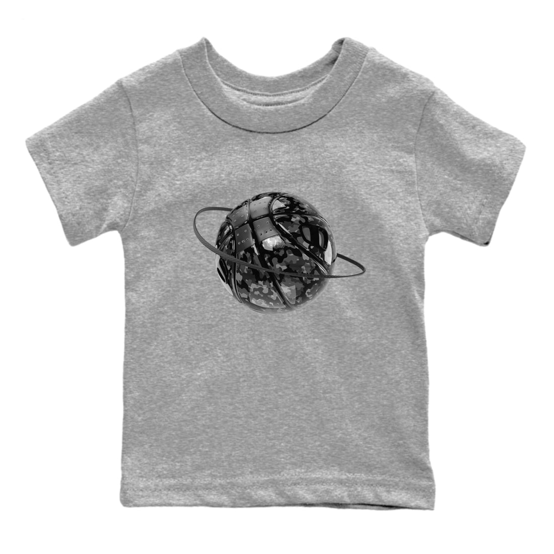 Camo Basketball Planet snkmatch Tees Kids - Air Jordan 3 Black Cat