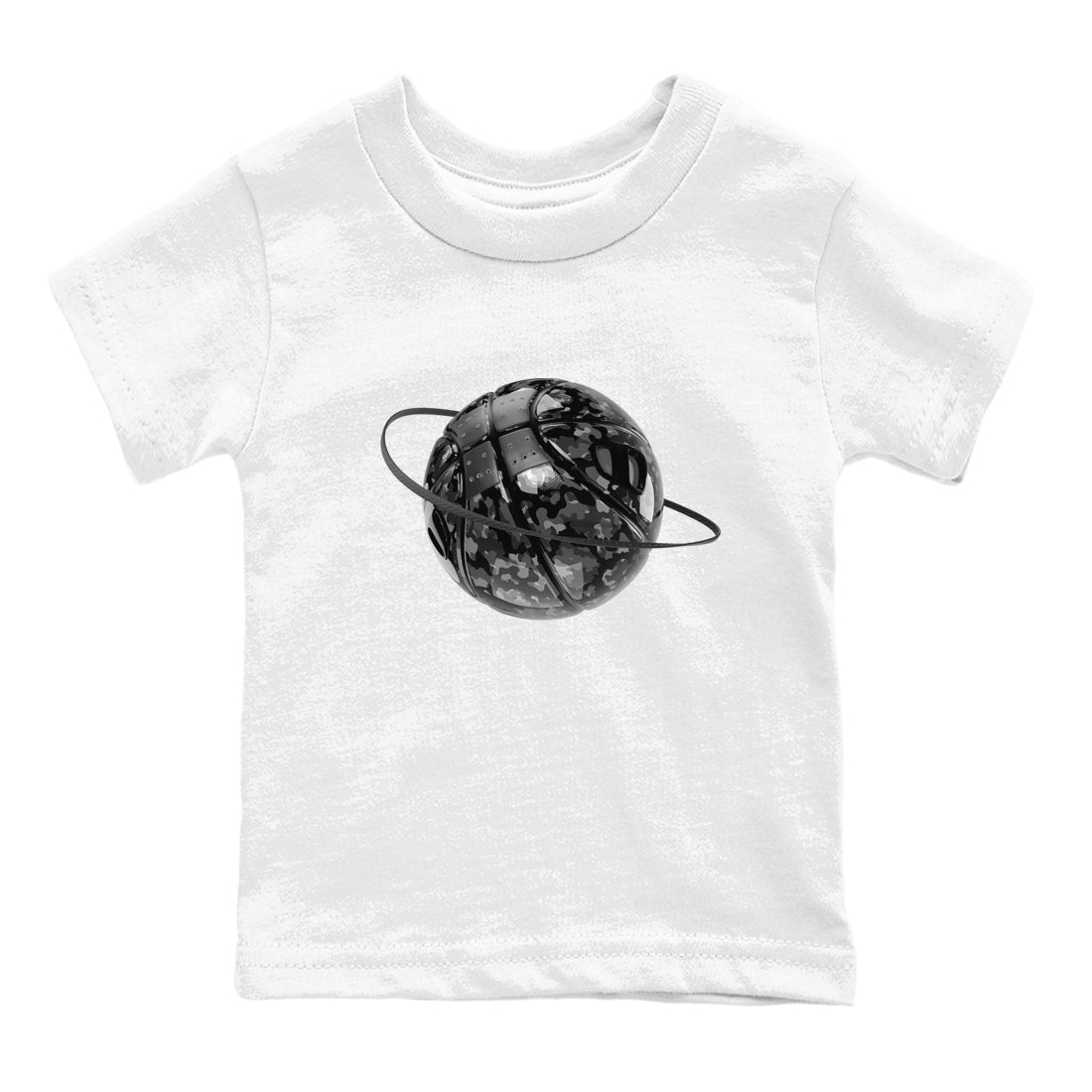 Camo Basketball Planet snkmatch Tees Kids - Air Jordan 3 Black Cat