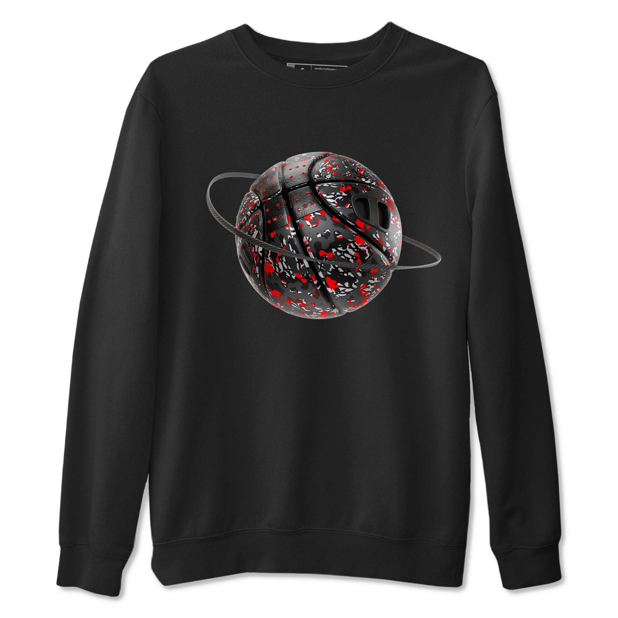 Camo Basketball Planet snkmatch Tees - Air Jordan 3 Black Cement