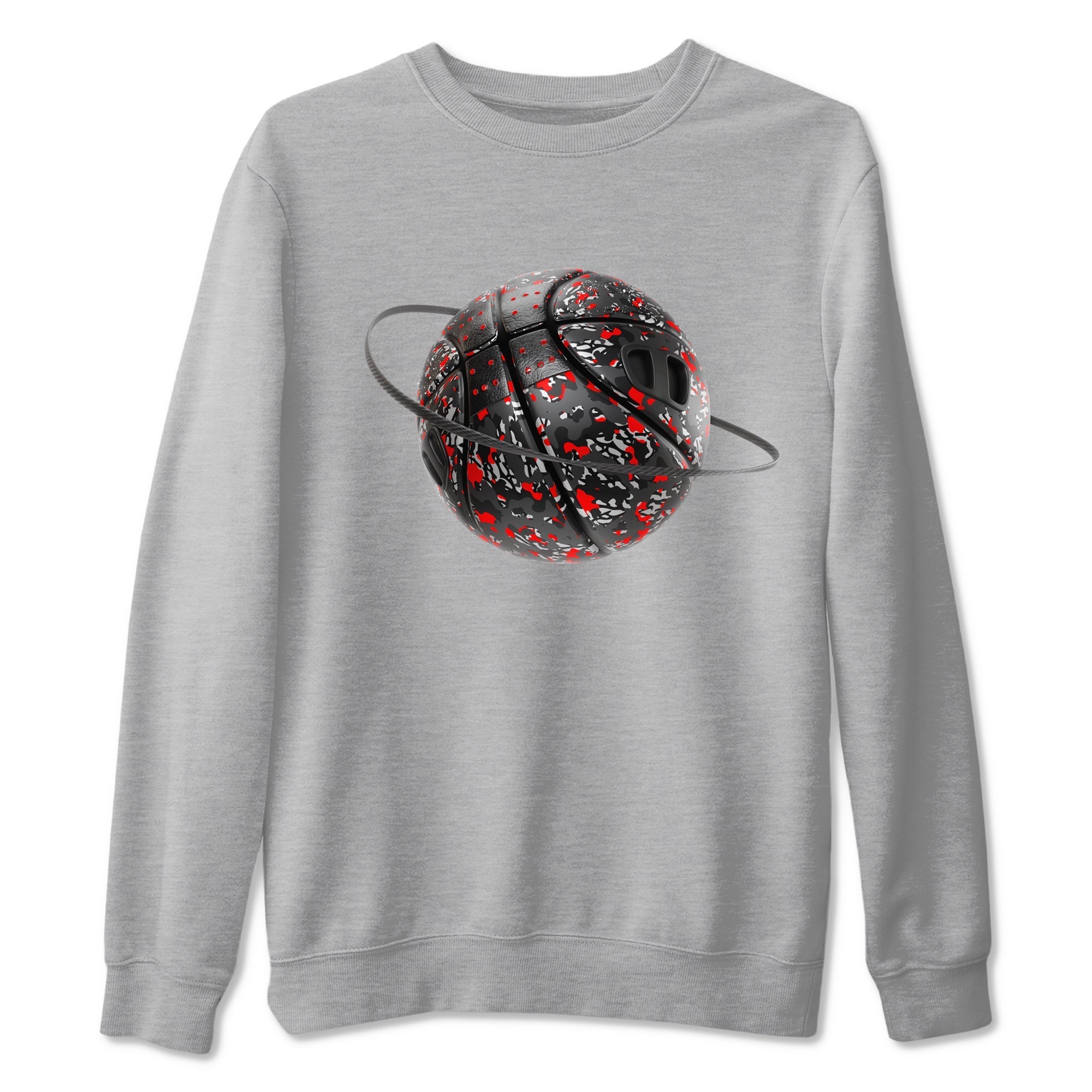 Camo Basketball Planet snkmatch Tees - Air Jordan 3 Black Cement