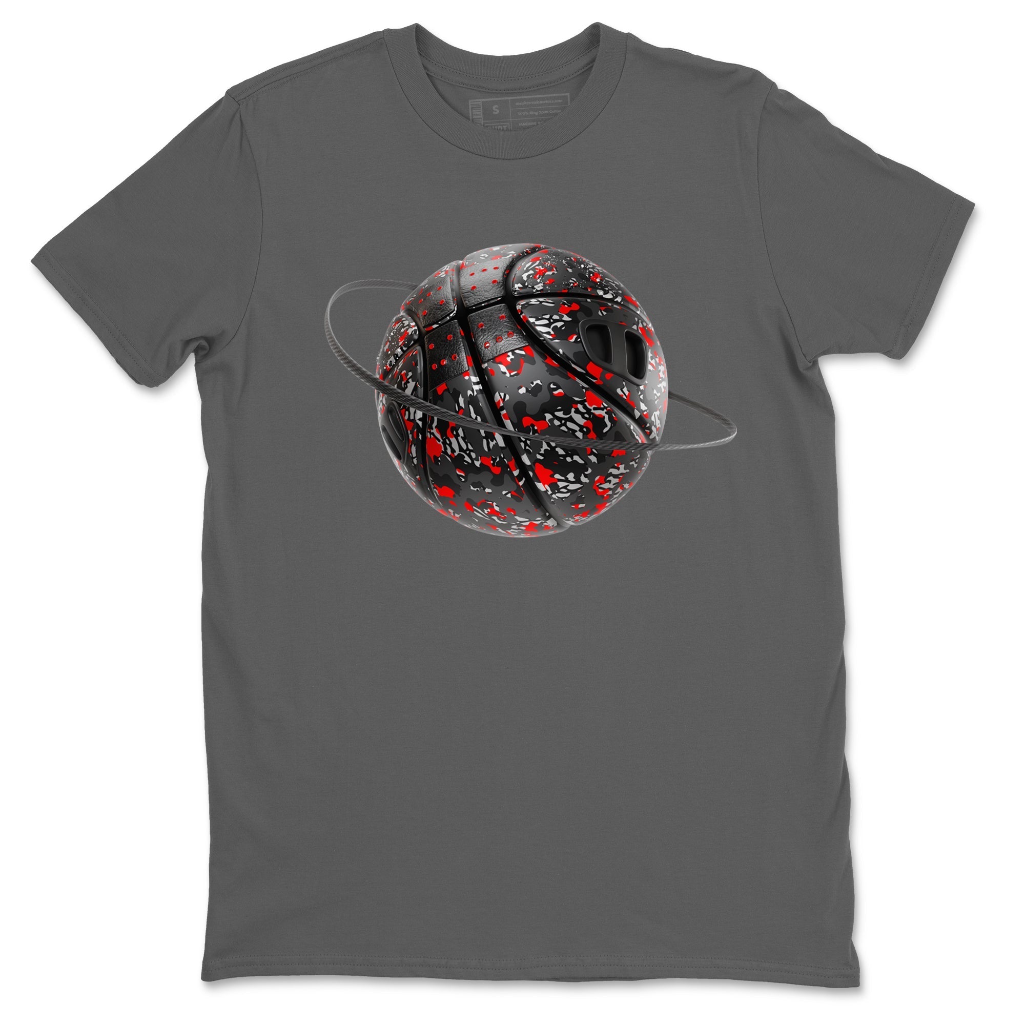 Camo Basketball Planet snkmatch Tees - Air Jordan 3 Black Cement
