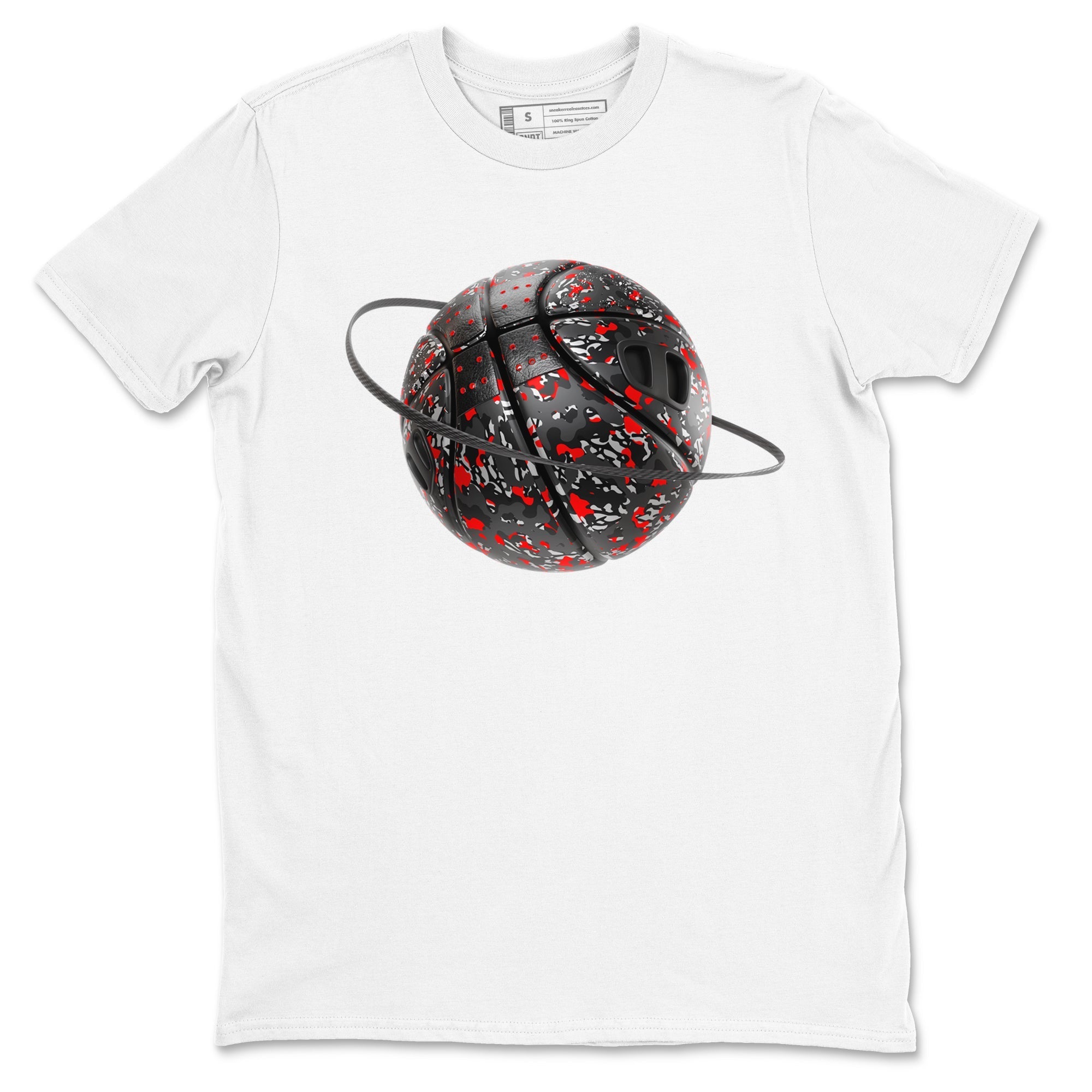 Camo Basketball Planet snkmatch Tees - Air Jordan 3 Black Cement