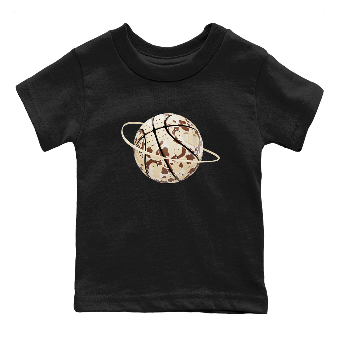 Camo Basketball Planet snkmatch Tees Kids - Air Jordan 3 Desert Camo