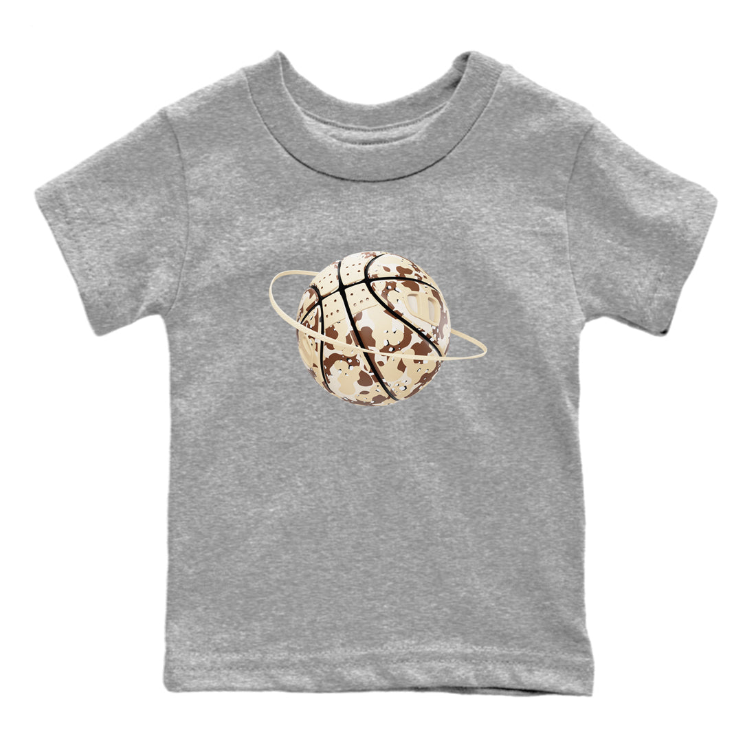Camo Basketball Planet snkmatch Tees Kids - Air Jordan 3 Desert Camo
