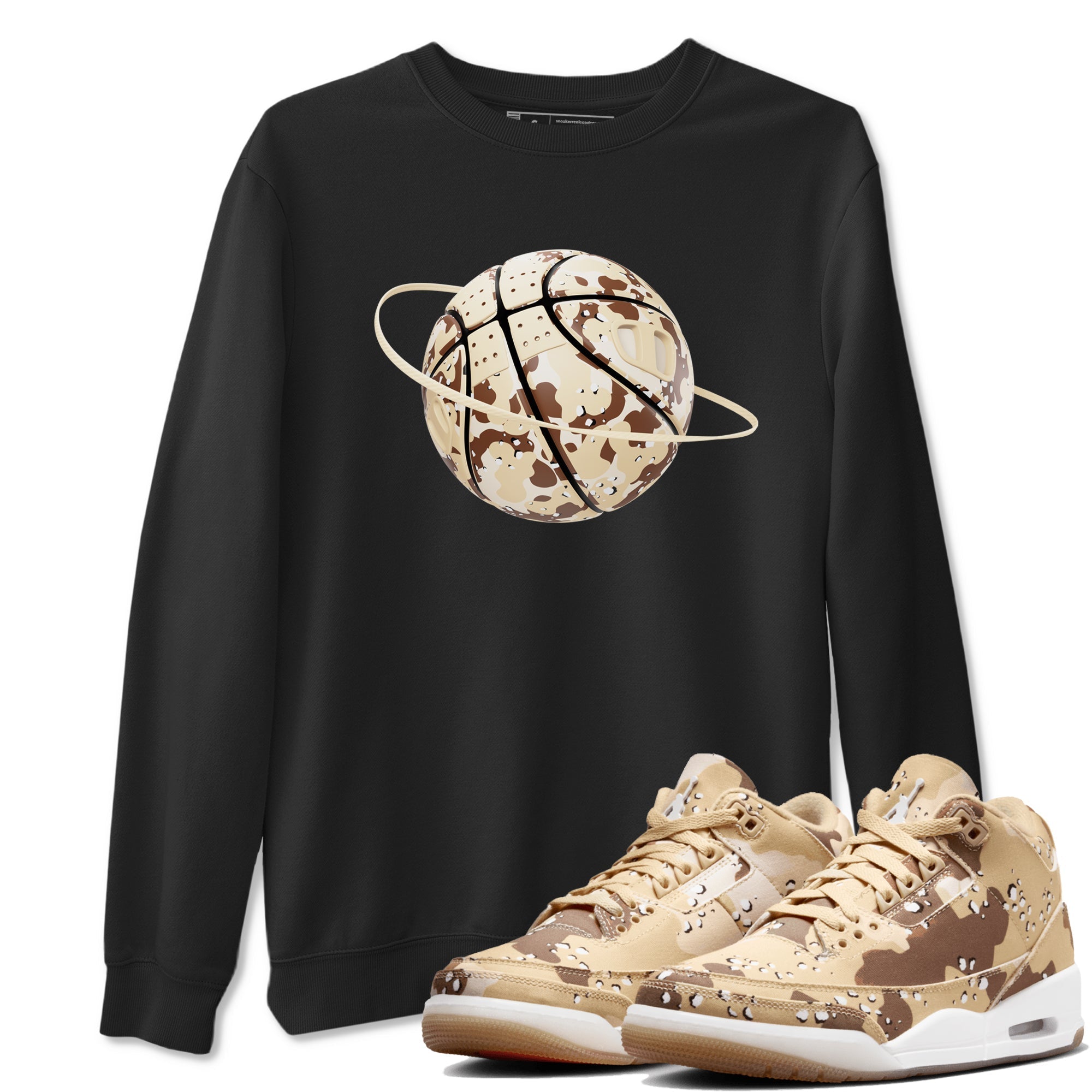 Camo Basketball Planet snkmatch Tees - Air Jordan 3 Desert Camo