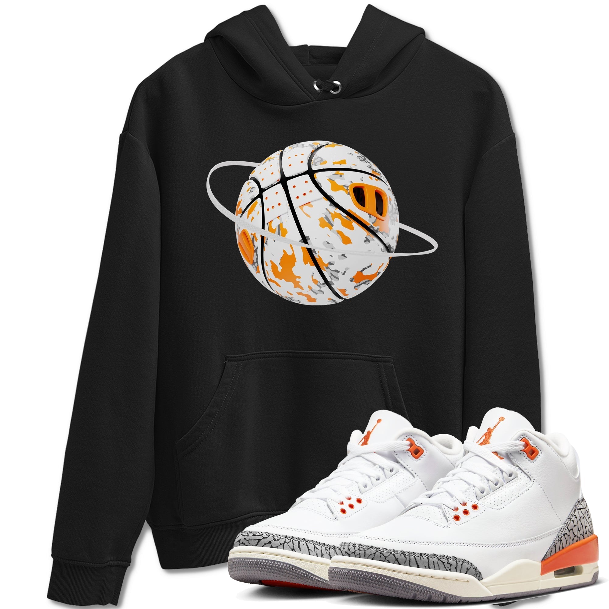 Camo Basketball Planet snkmatch Tees - Air Jordan 3 Georgia Peach