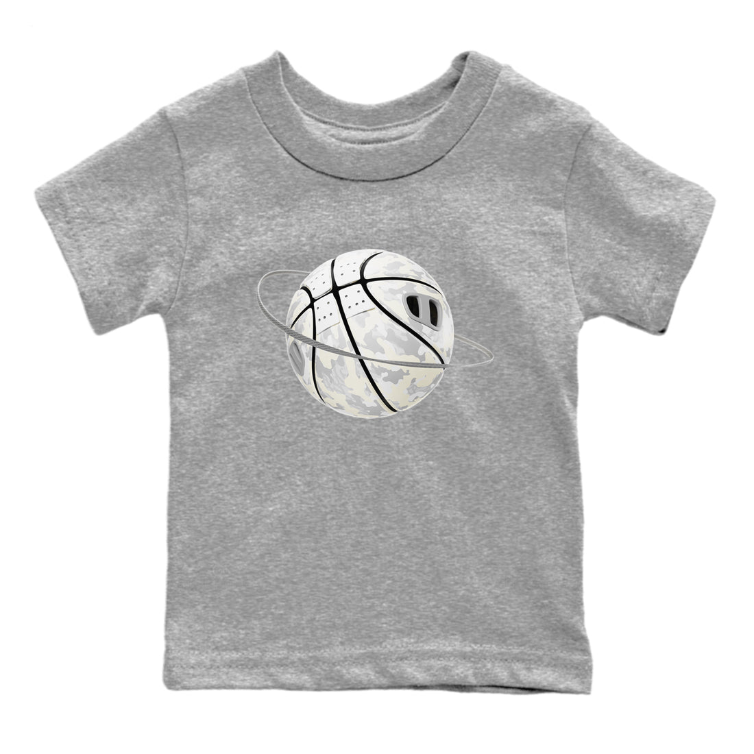 Camo Basketball Planet snkmatch Tees Kids - Air Jordan 3 Ivory