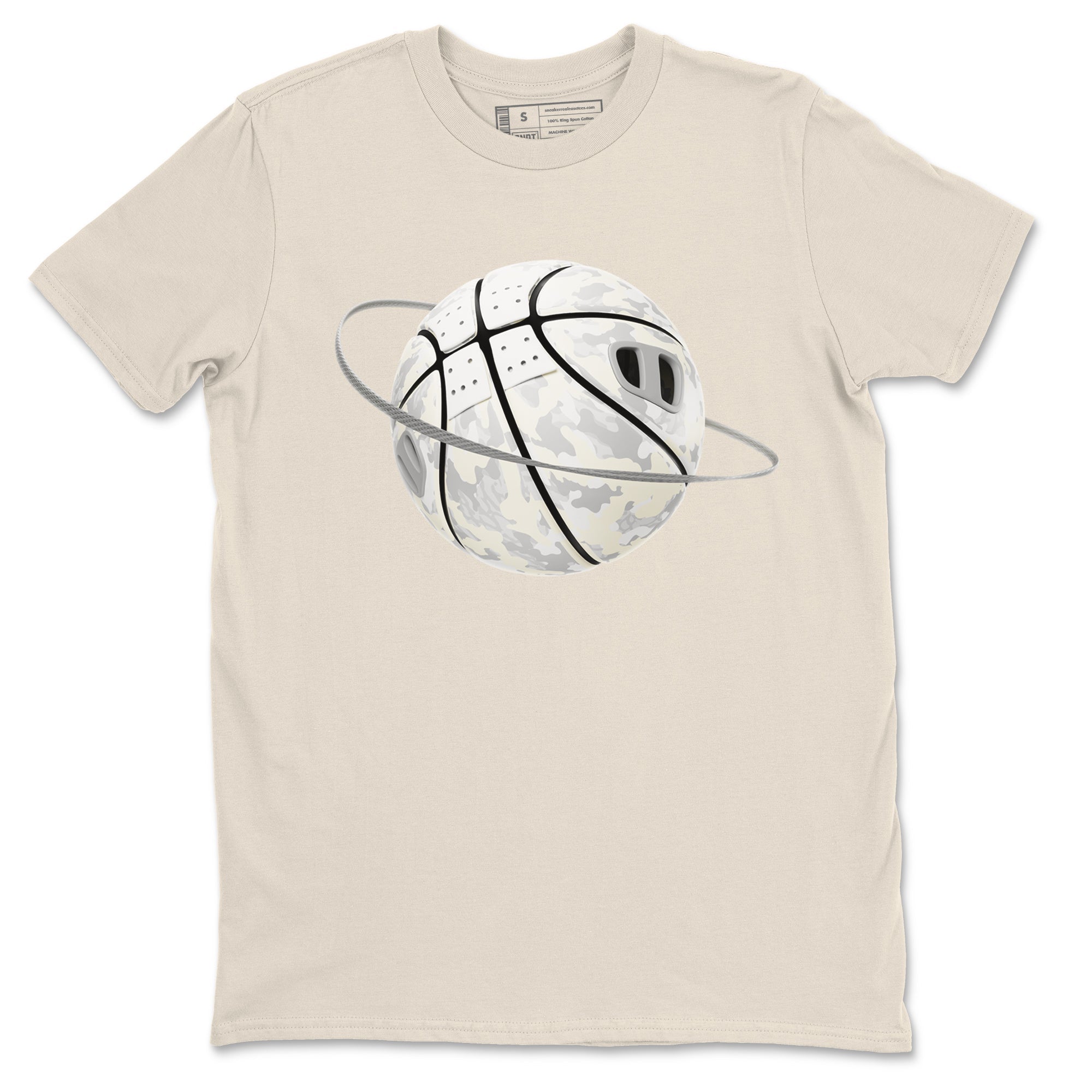Camo Basketball Planet snkmatch Tees - Air Jordan 3 Ivory
