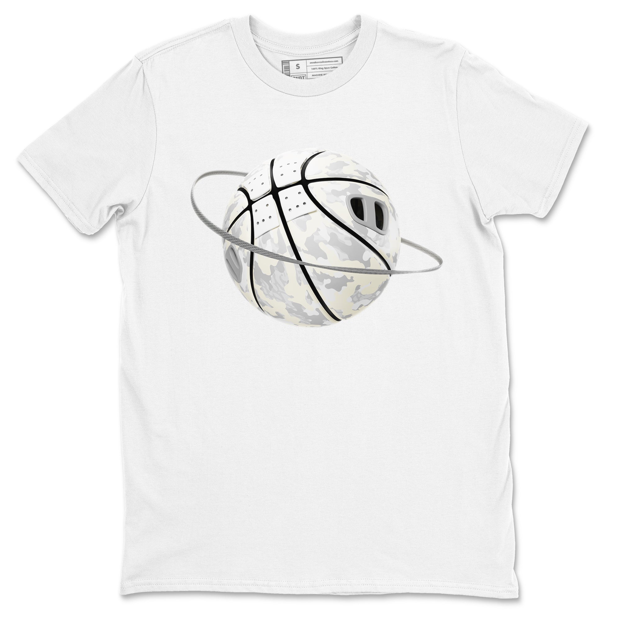 Camo Basketball Planet snkmatch Tees - Air Jordan 3 Ivory