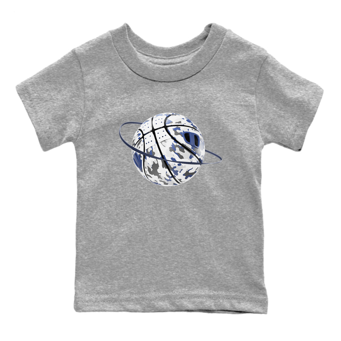 Camo Basketball Planet snkmatch Tees Kids - Air Jordan 3 Midnight Navy 2023
