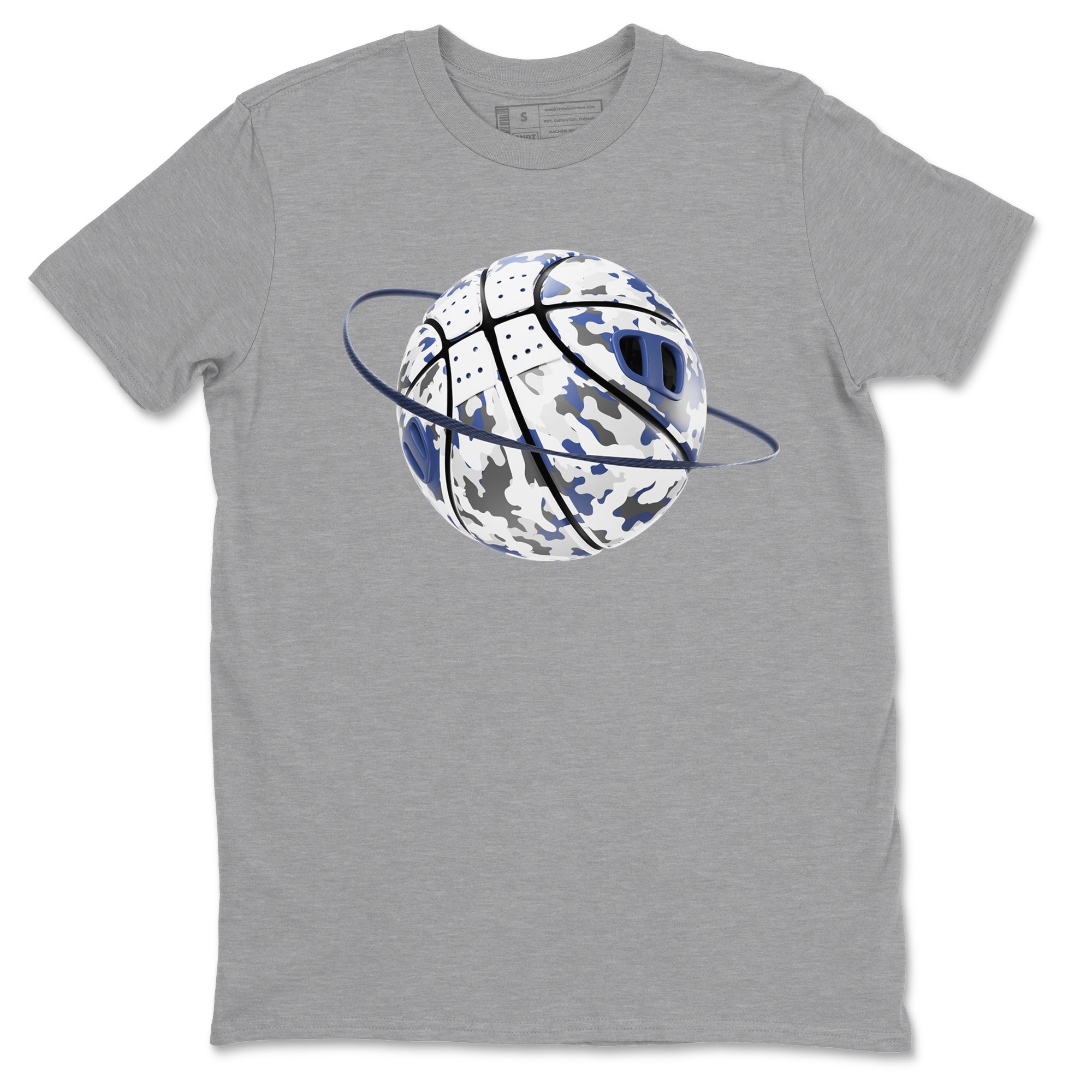 Camo Basketball Planet snkmatch Tees - Air Jordan 3 Midnight Navy 2023