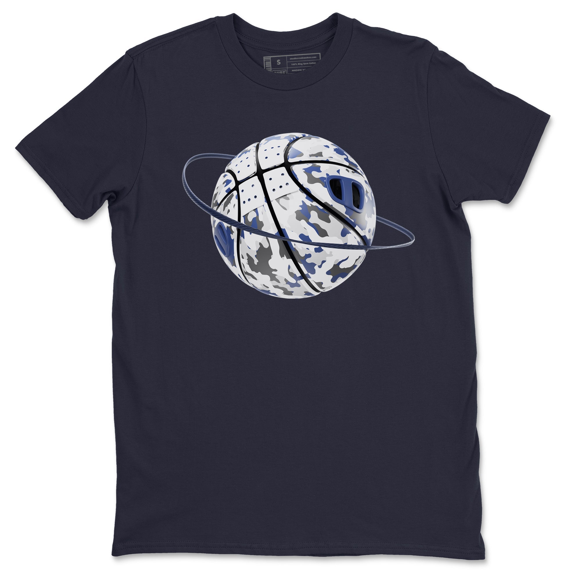 Camo Basketball Planet snkmatch Tees - Air Jordan 3 Midnight Navy 2023