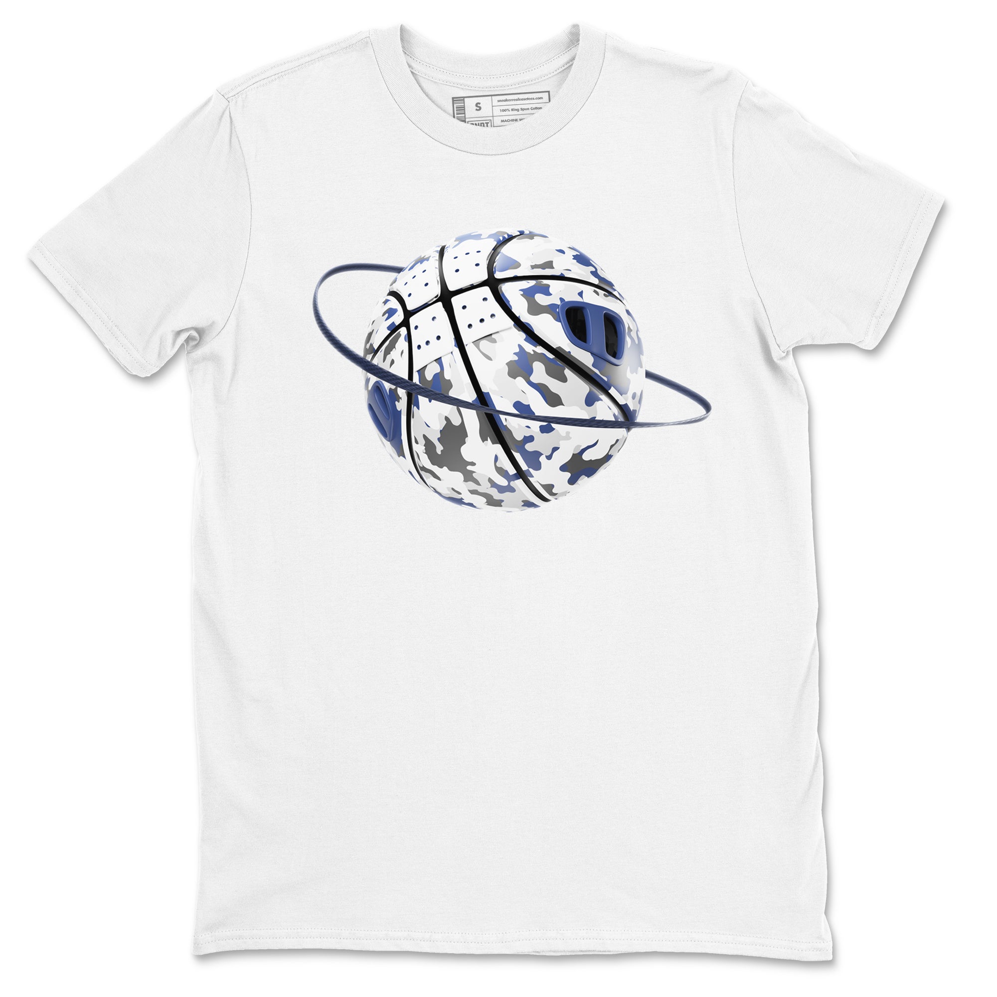 Camo Basketball Planet snkmatch Tees - Air Jordan 3 Midnight Navy 2023