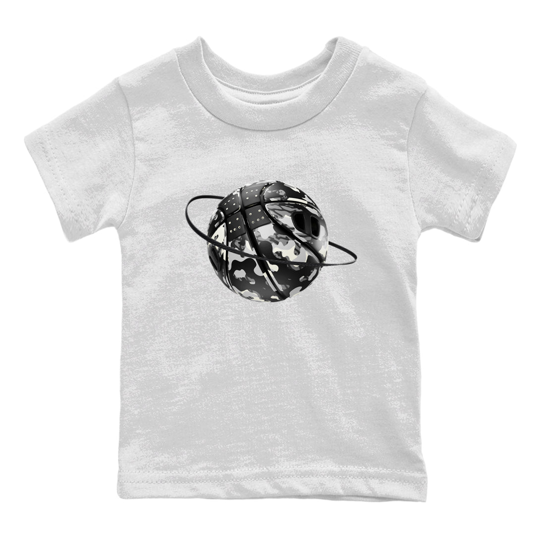 Camo Basketball Planet snkmatch Tee Kids - Air Jordan 3 Off Noir