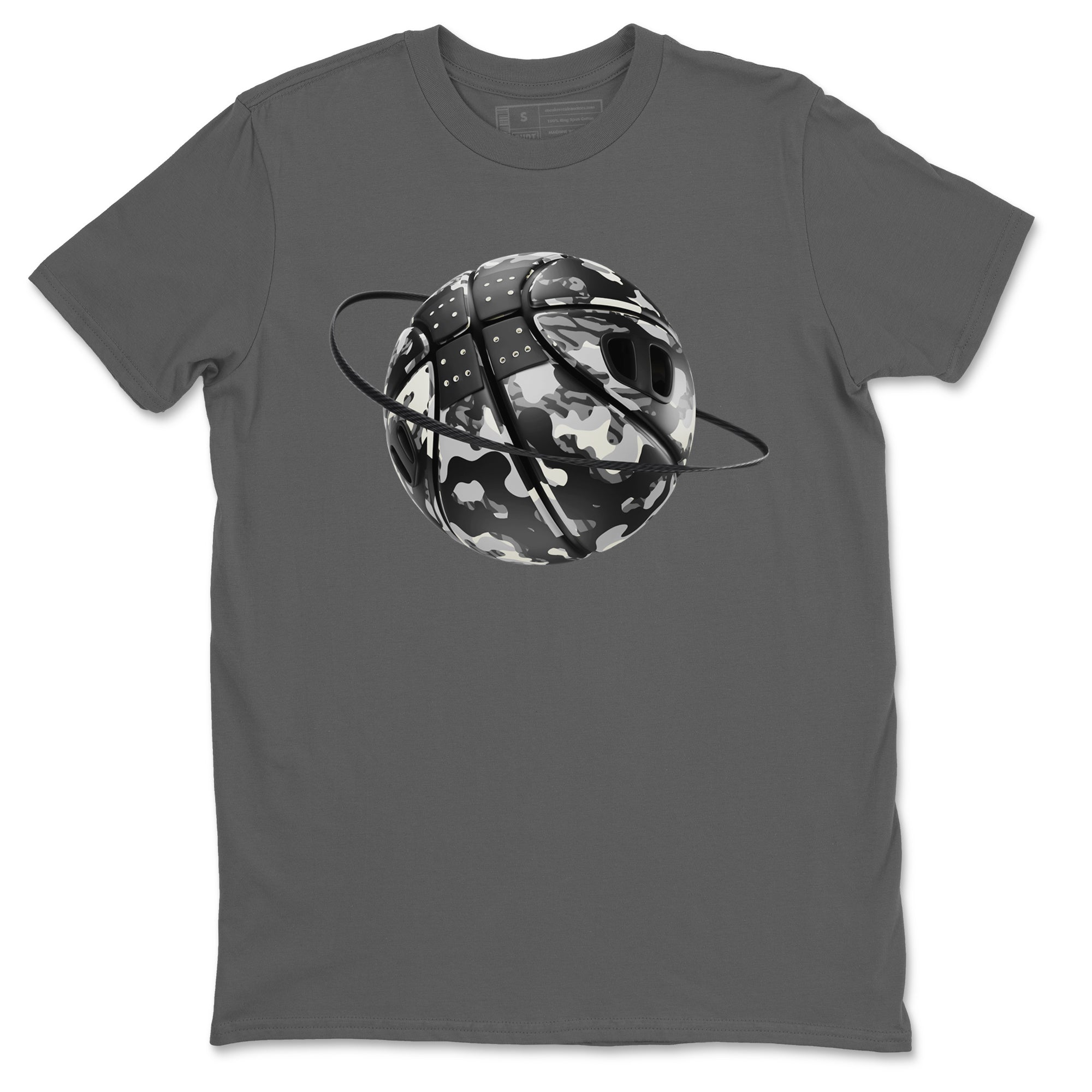 Camo Basketball Planet snkmatch Tee - Air Jordan 3 Off Noir