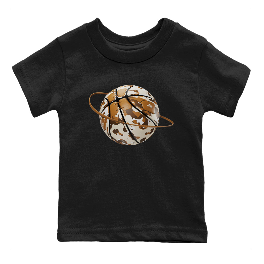 Camo Basketball Planet snkmatch Tee Kids - Air Jordan 3 Palomino