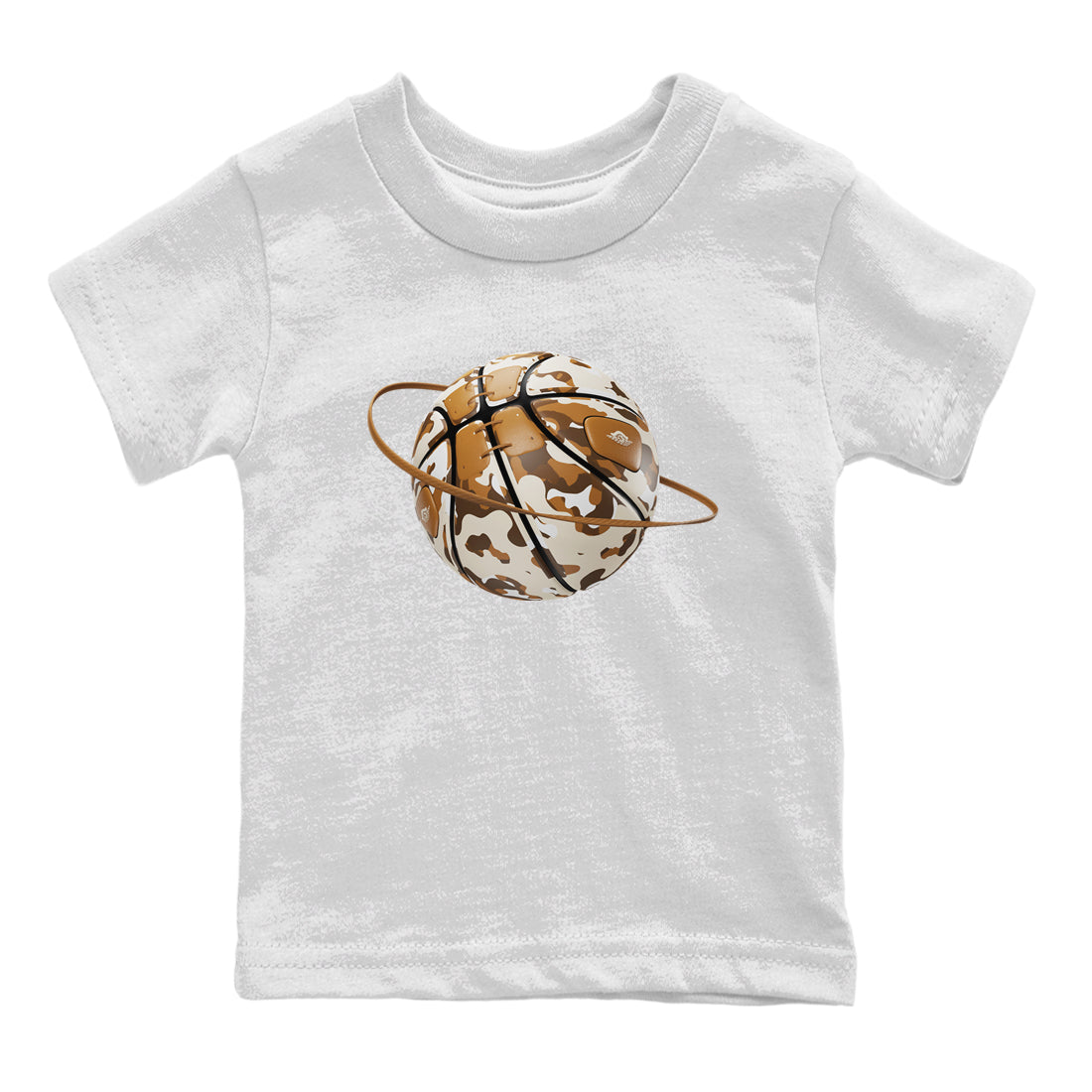 Camo Basketball Planet snkmatch Tee Kids - Air Jordan 3 Palomino