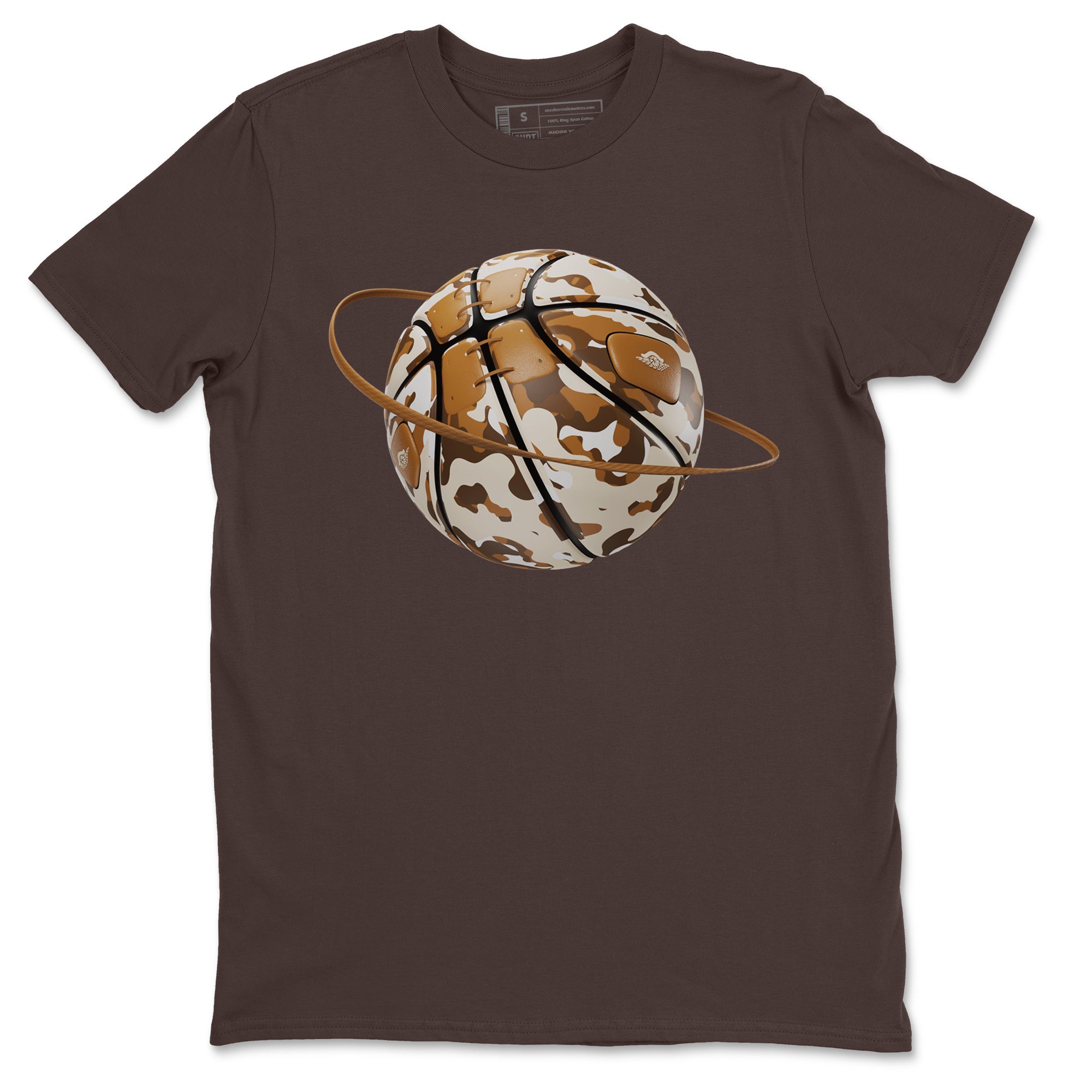 Camo Basketball Planet snkmatch Tee - Air Jordan 3 Palomino