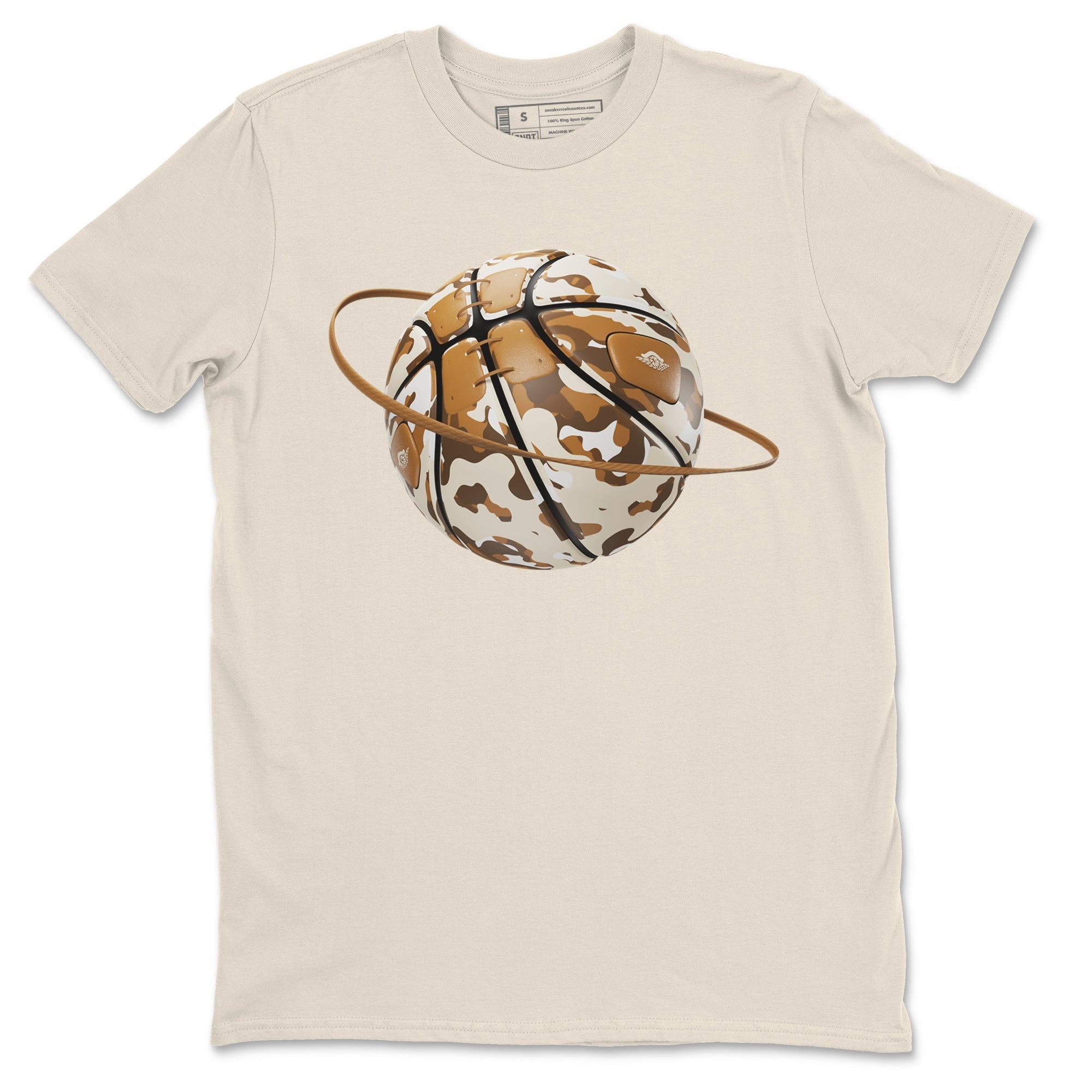 Camo Basketball Planet snkmatch Tee - Air Jordan 3 Palomino