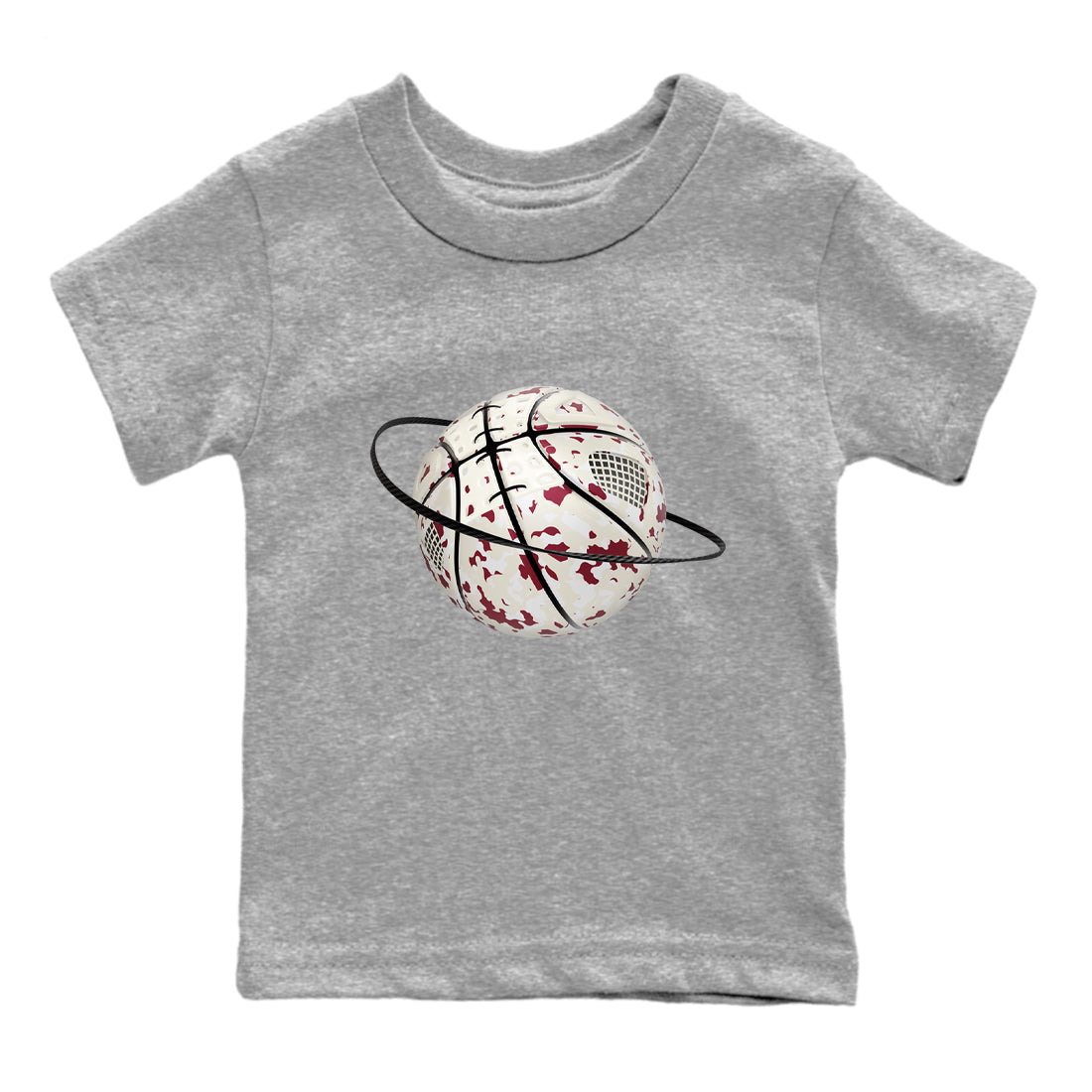 Camo Basketball Planet snkmatch Tees Kids - Air Jordan 4 A Ma Maniere x Fossil Stone