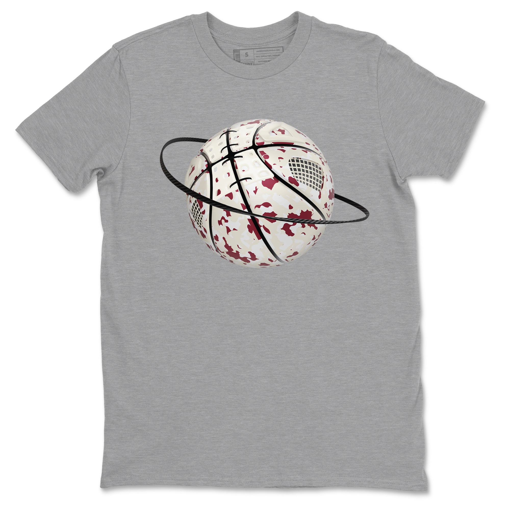 Camo Basketball Planet snkmatch Tees - Air Jordan 4 A Ma Maniere x Fossil Stone