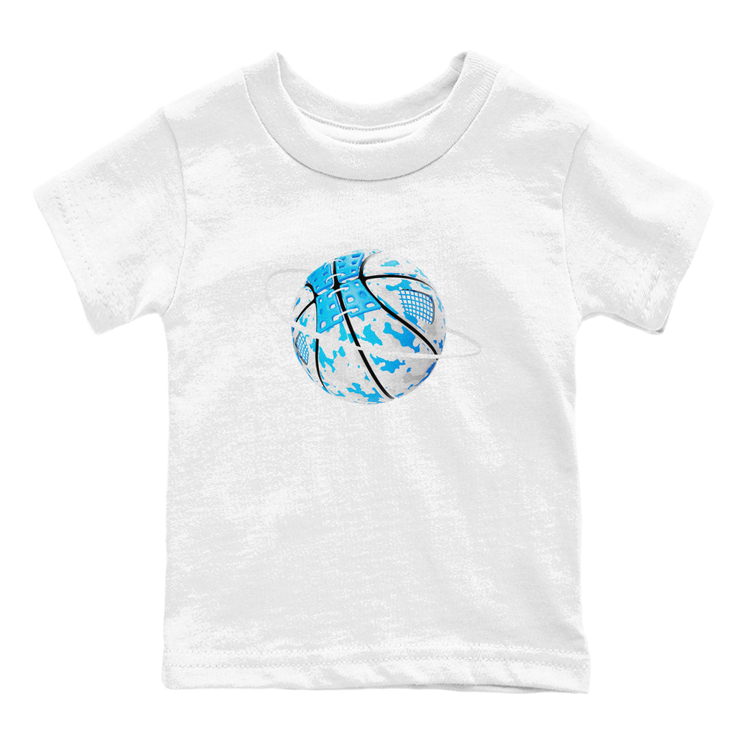 Camo Basketball Planet snkmatch Tees Kids - Air Jordan 4 Military Blue