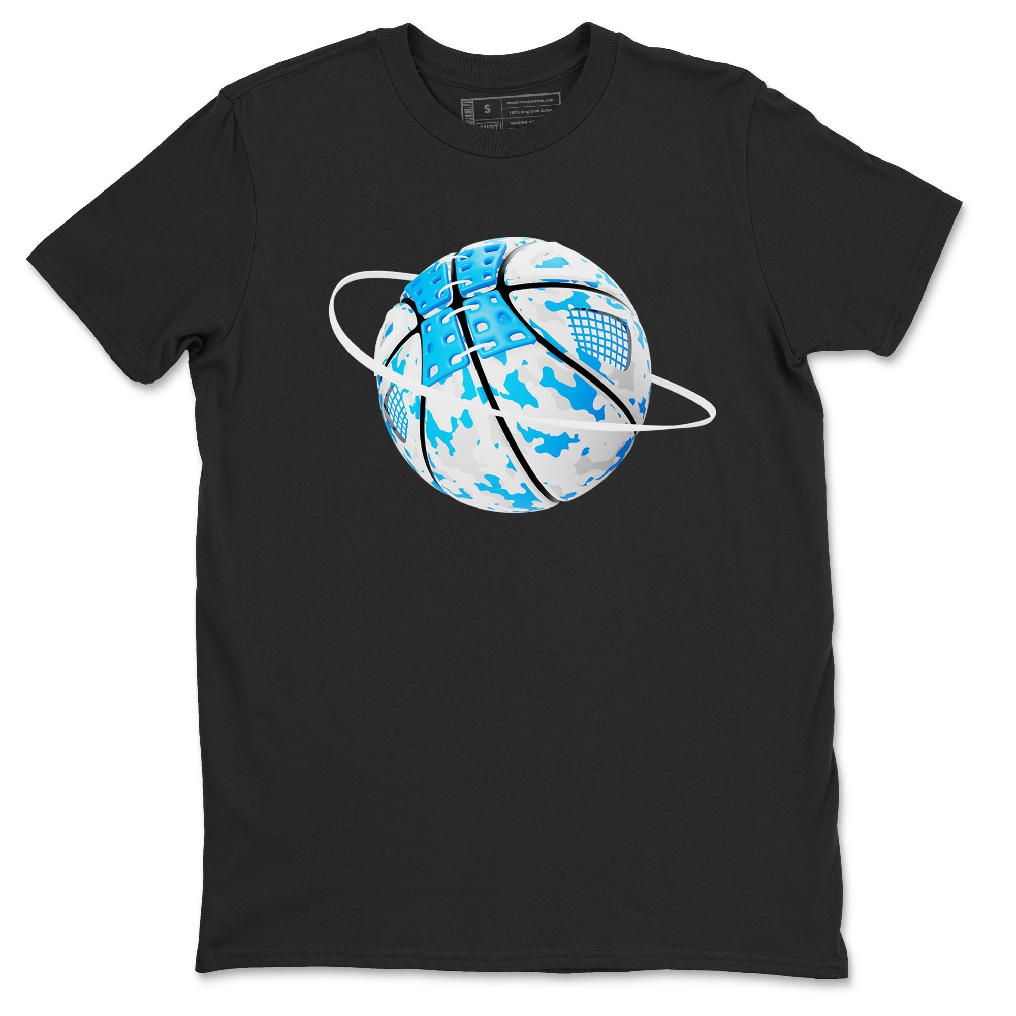 Camo Basketball Planet snkmatch Tees - Air Jordan 4 Military Blue