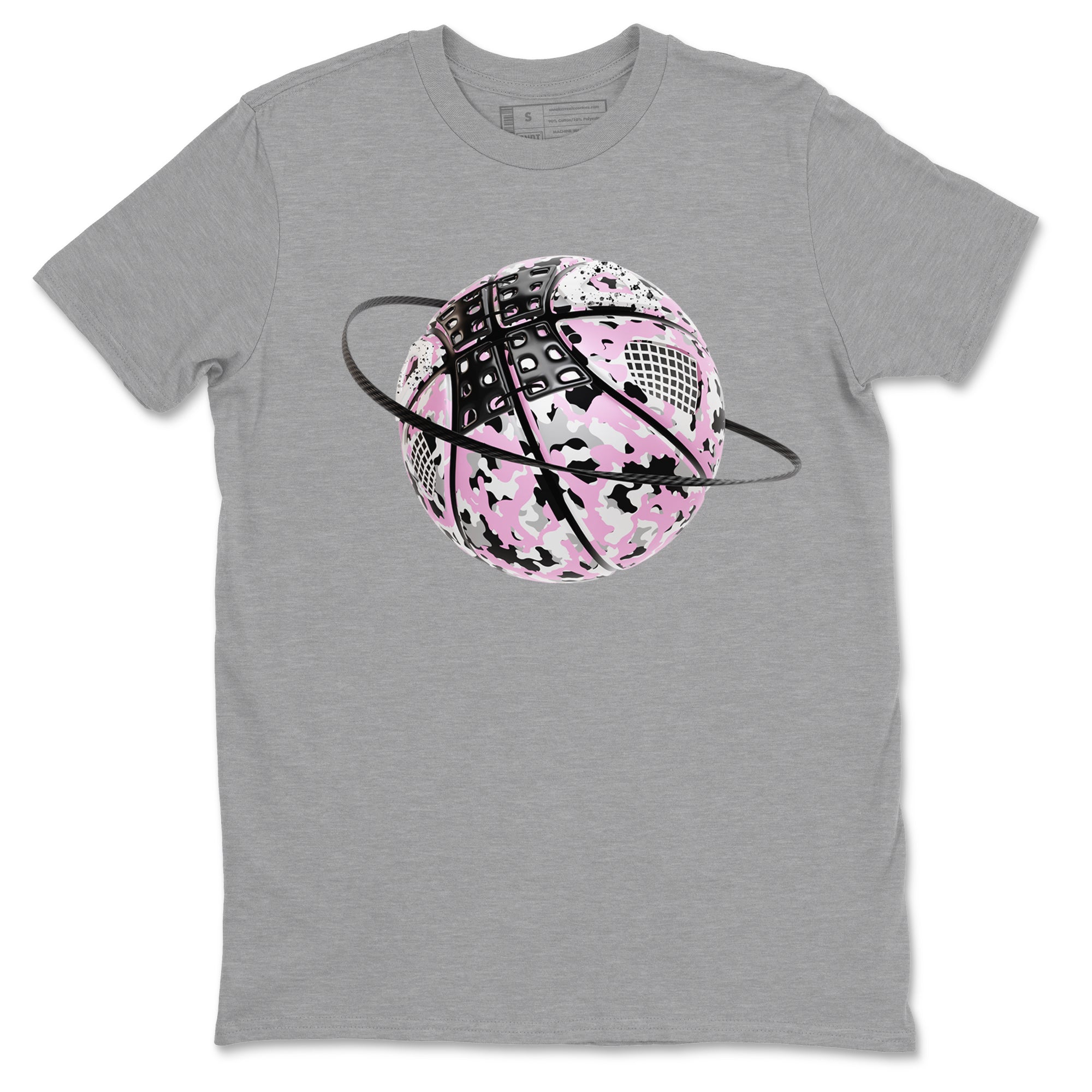 Camo Basketball Planet snkmatch Tees - Air Jordan 4 Orchid