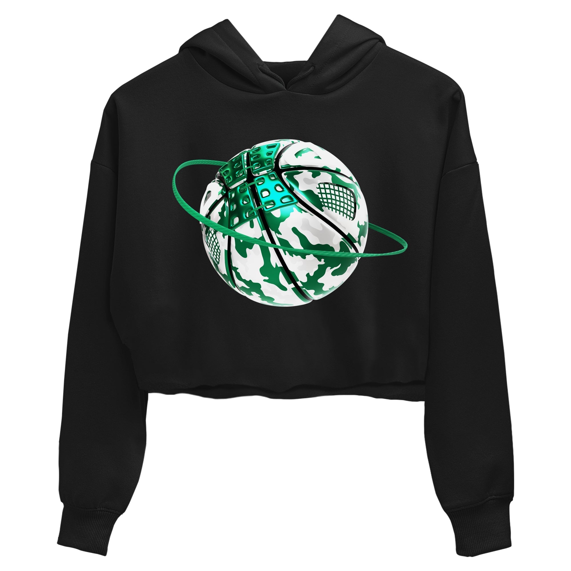 Camo Basketball Planet snkmatch Women's Top - Air Jordan 4 Oxidized Green