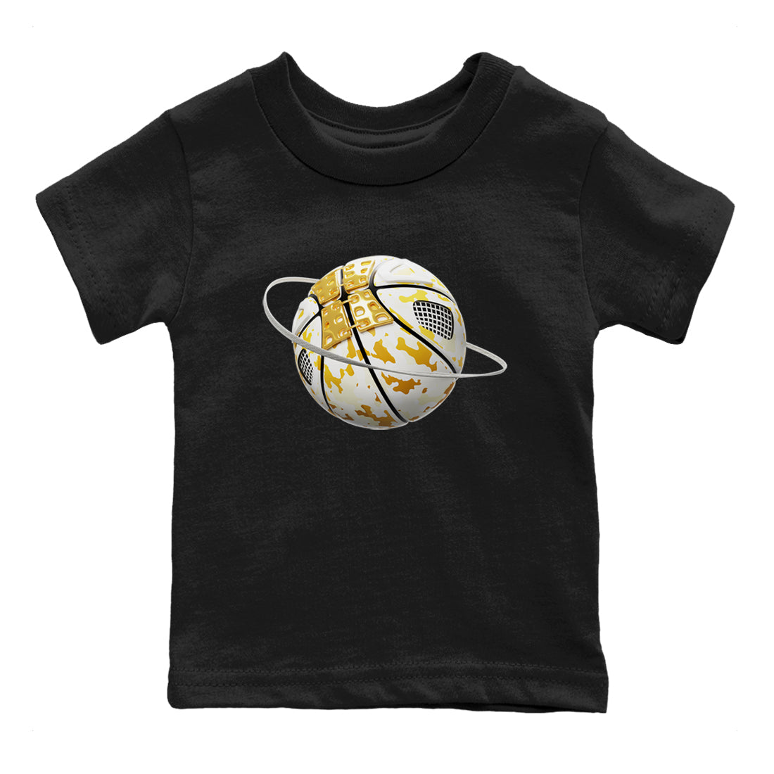 Camo Basketball Planet snkmatch Tees Kids - Air Jordan 4 Sail 2024