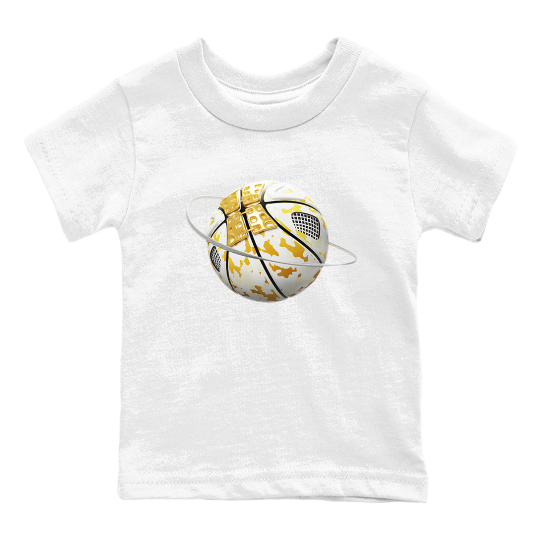 Camo Basketball Planet snkmatch Tees Kids - Air Jordan 4 Sail 2024