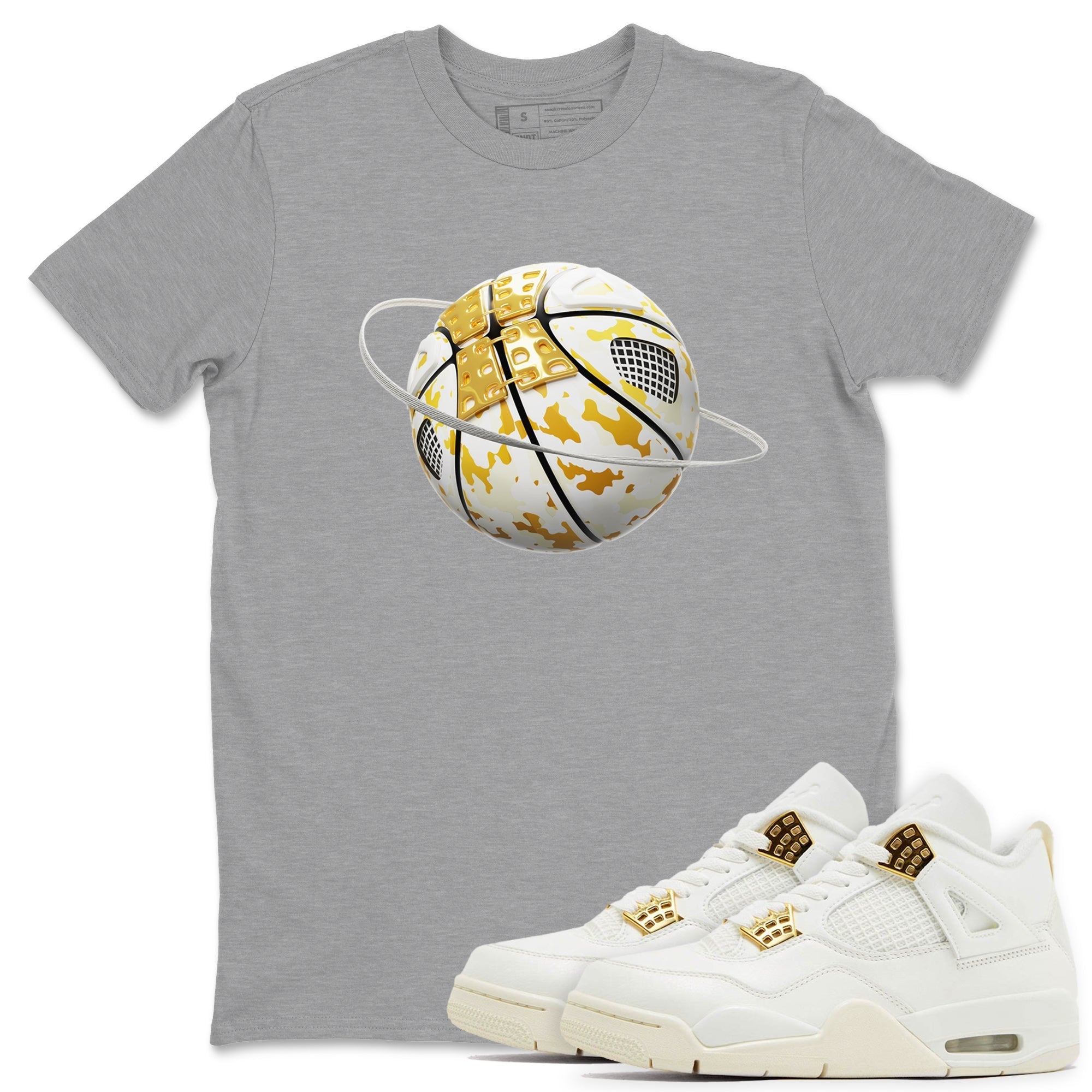 Camo Basketball Planet snkmatch Tees - Air Jordan 4 Sail 2024