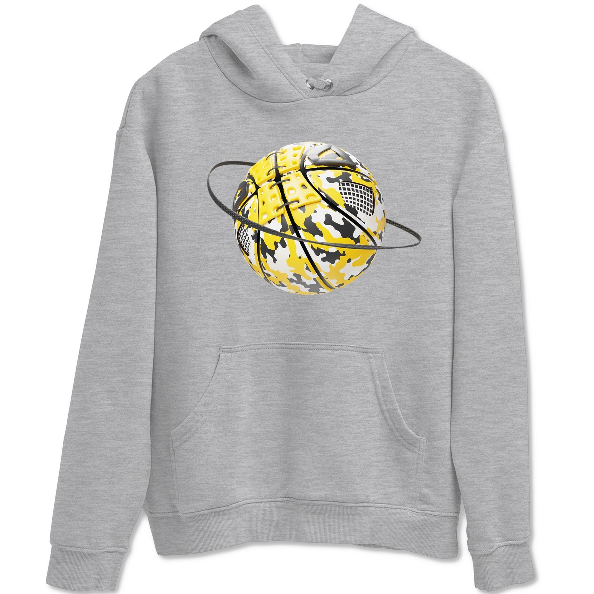 Camo Basketball Planet snkmatch Tees - Air Jordan 4 Vivid Sulfur