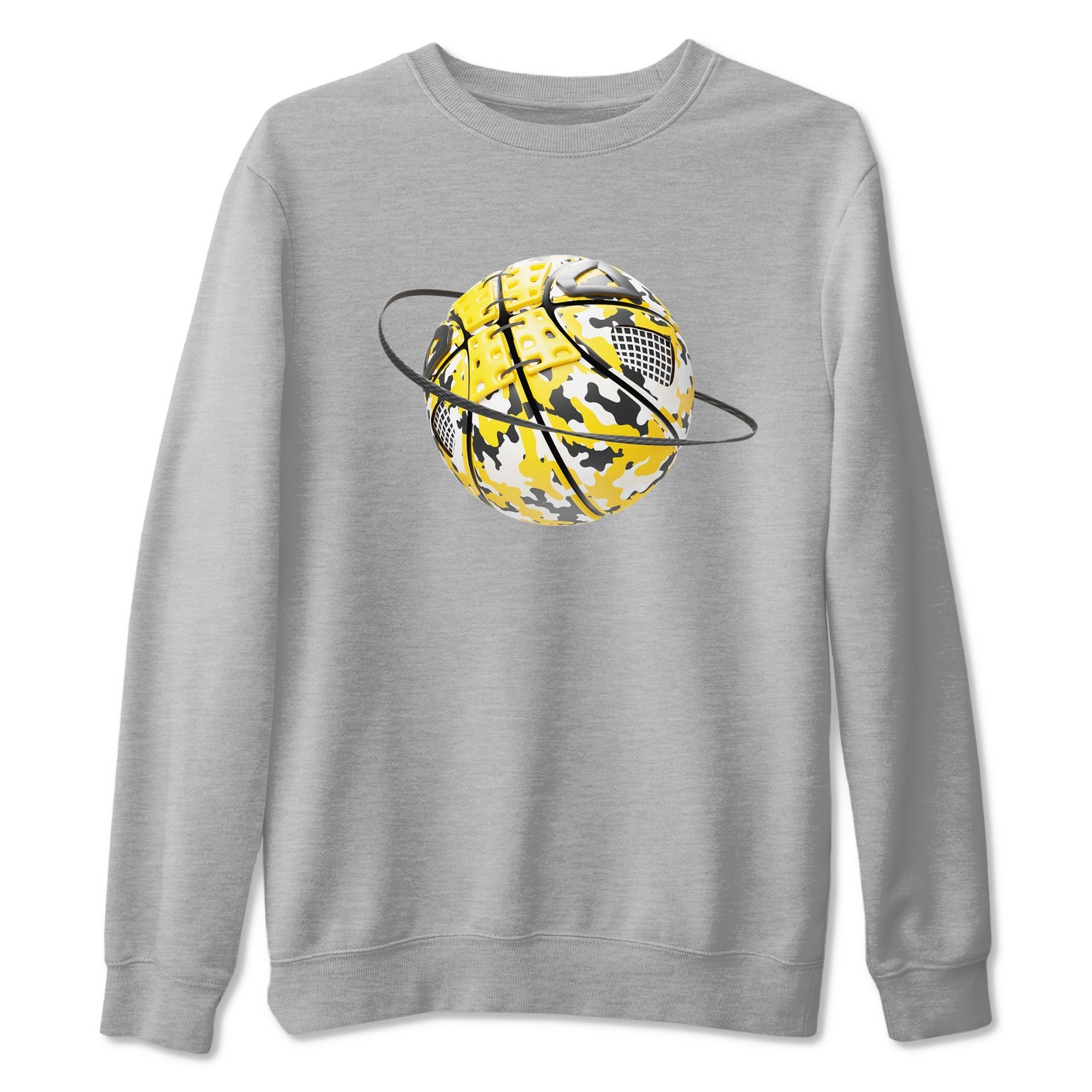 Camo Basketball Planet snkmatch Tees - Air Jordan 4 Vivid Sulfur