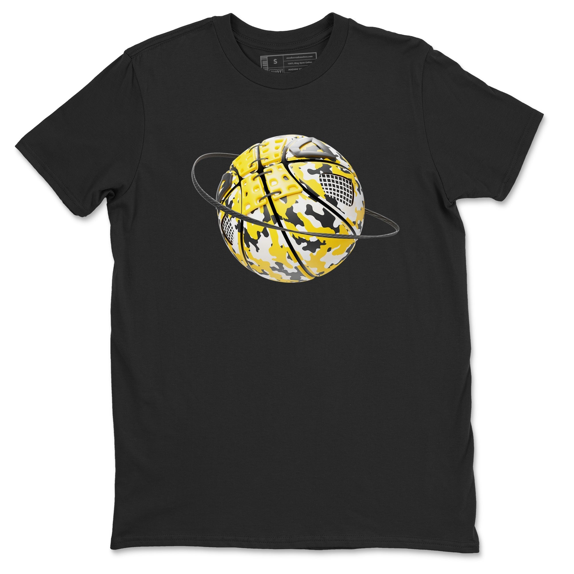 Camo Basketball Planet snkmatch Tees - Air Jordan 4 Vivid Sulfur