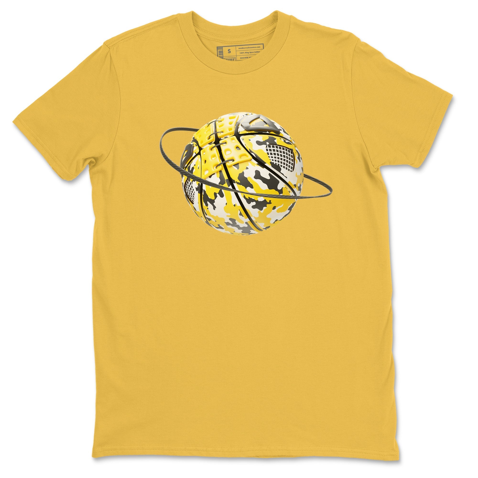 Camo Basketball Planet snkmatch Tees - Air Jordan 4 Vivid Sulfur