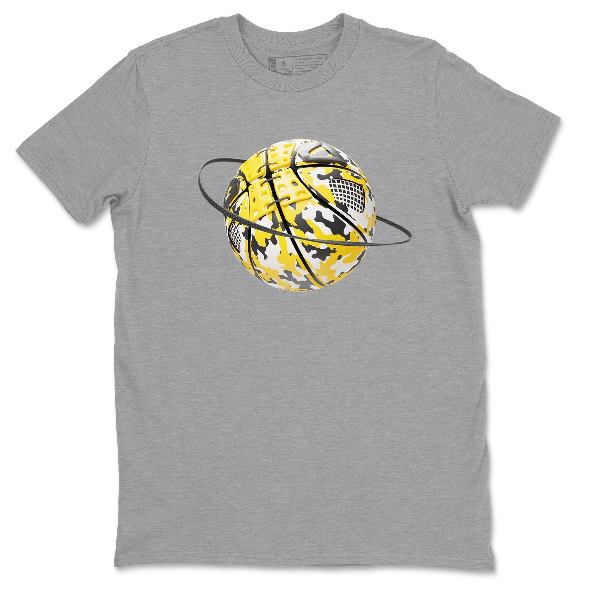 Camo Basketball Planet snkmatch Tees - Air Jordan 4 Vivid Sulfur