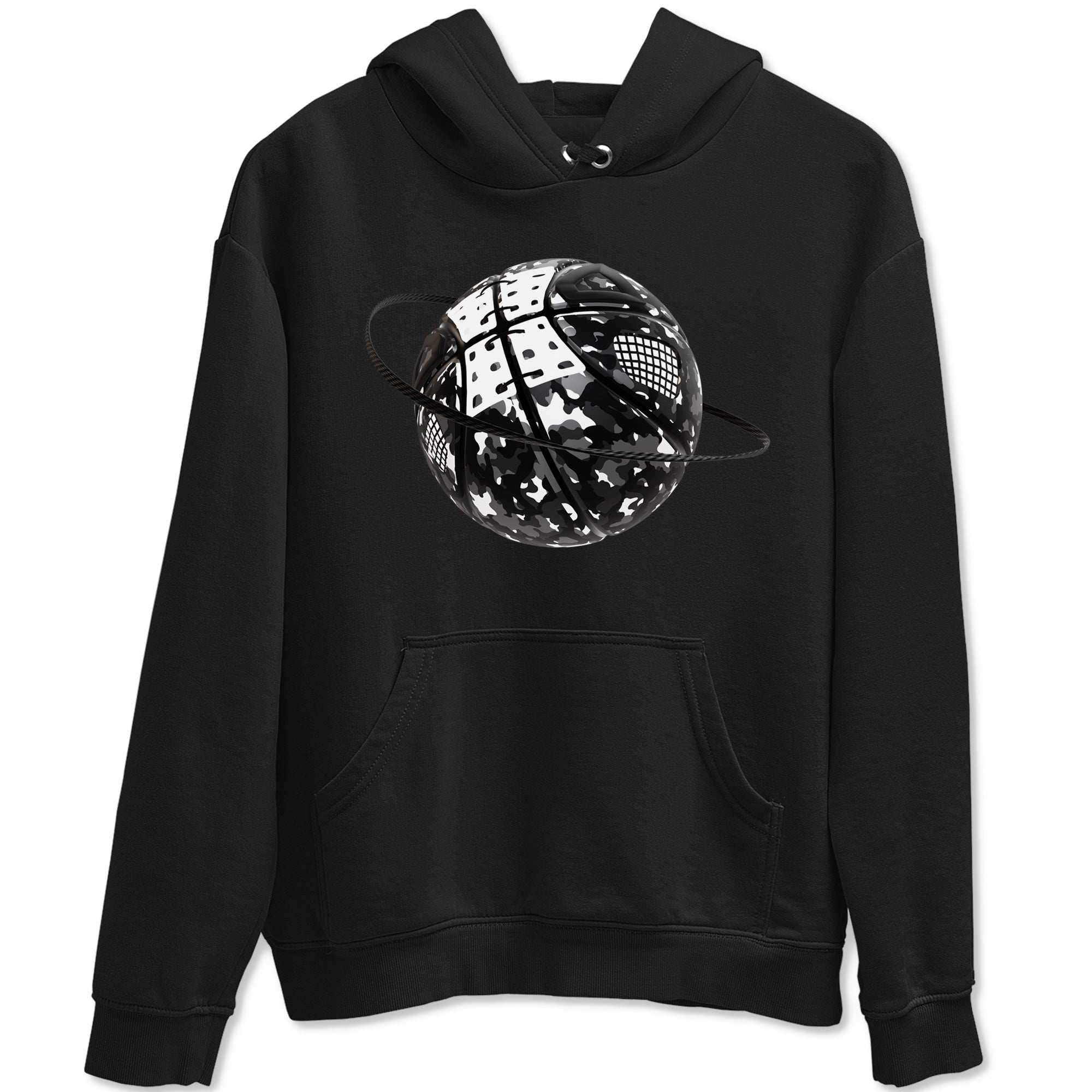 Camo Basketball Planet snkmatch Tees - Air Jordan 4 White Thunder
