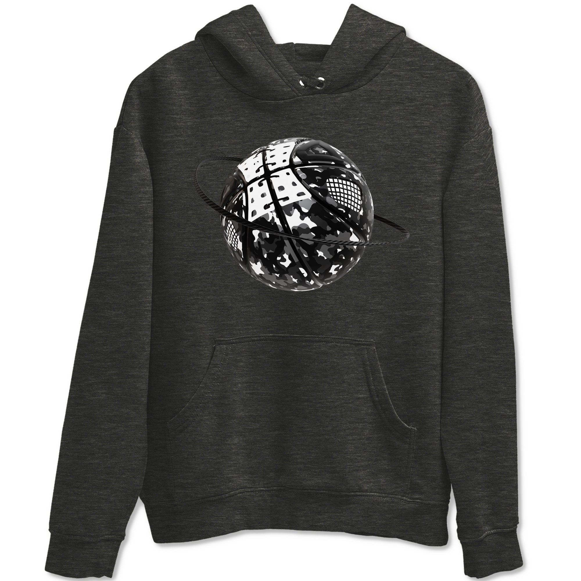 Camo Basketball Planet snkmatch Tees - Air Jordan 4 White Thunder