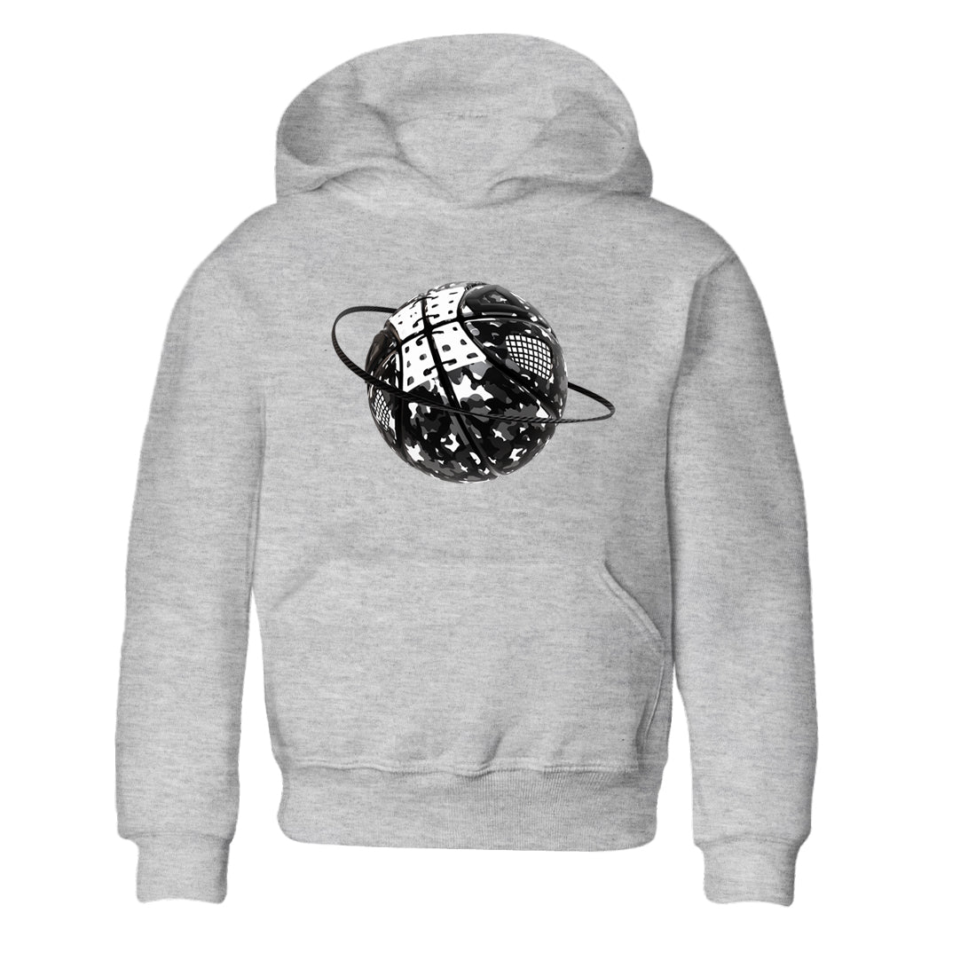 Camo Basketball Planet snkmatch Tees Kids - Air Jordan 4 White Thunder