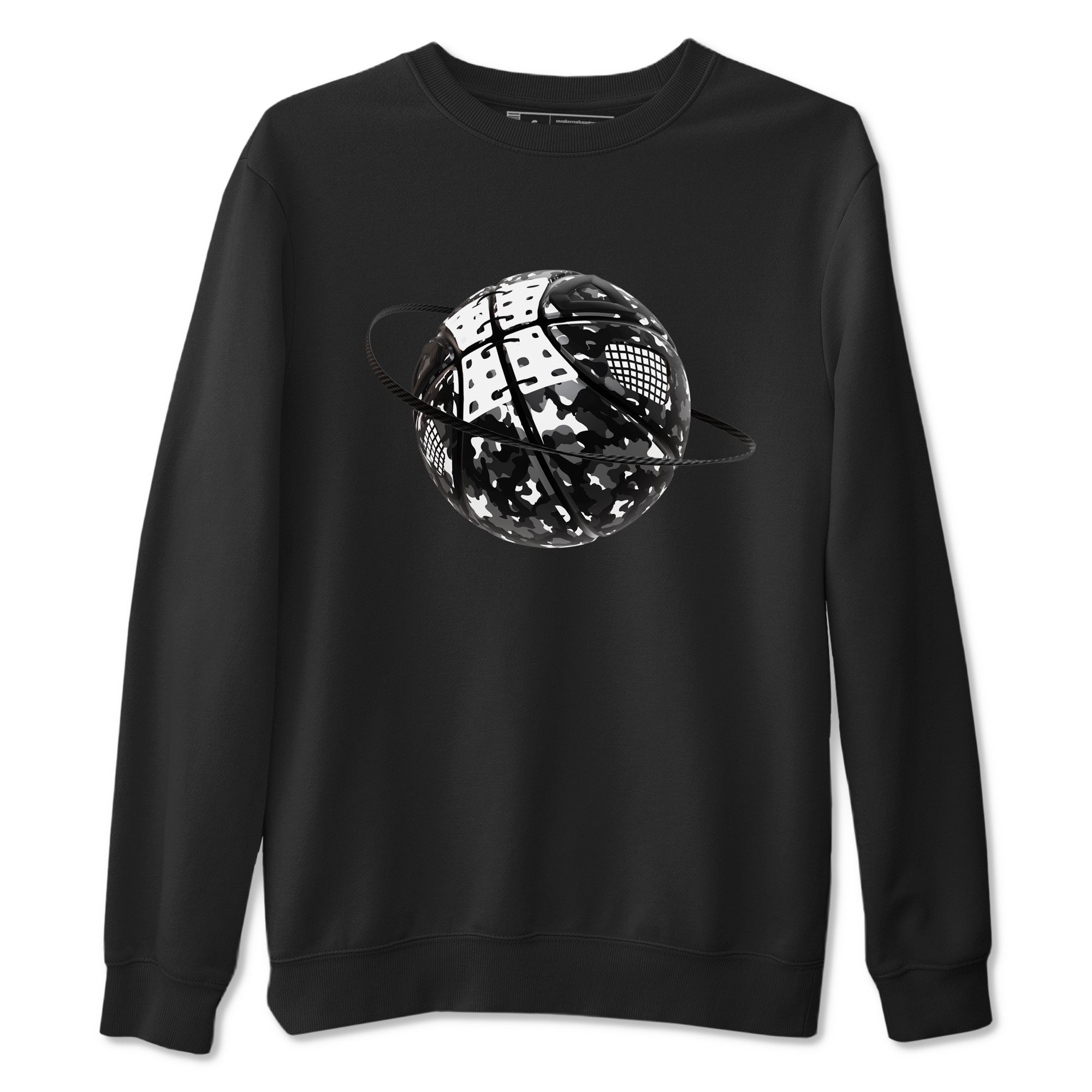 Camo Basketball Planet snkmatch Tees - Air Jordan 4 White Thunder