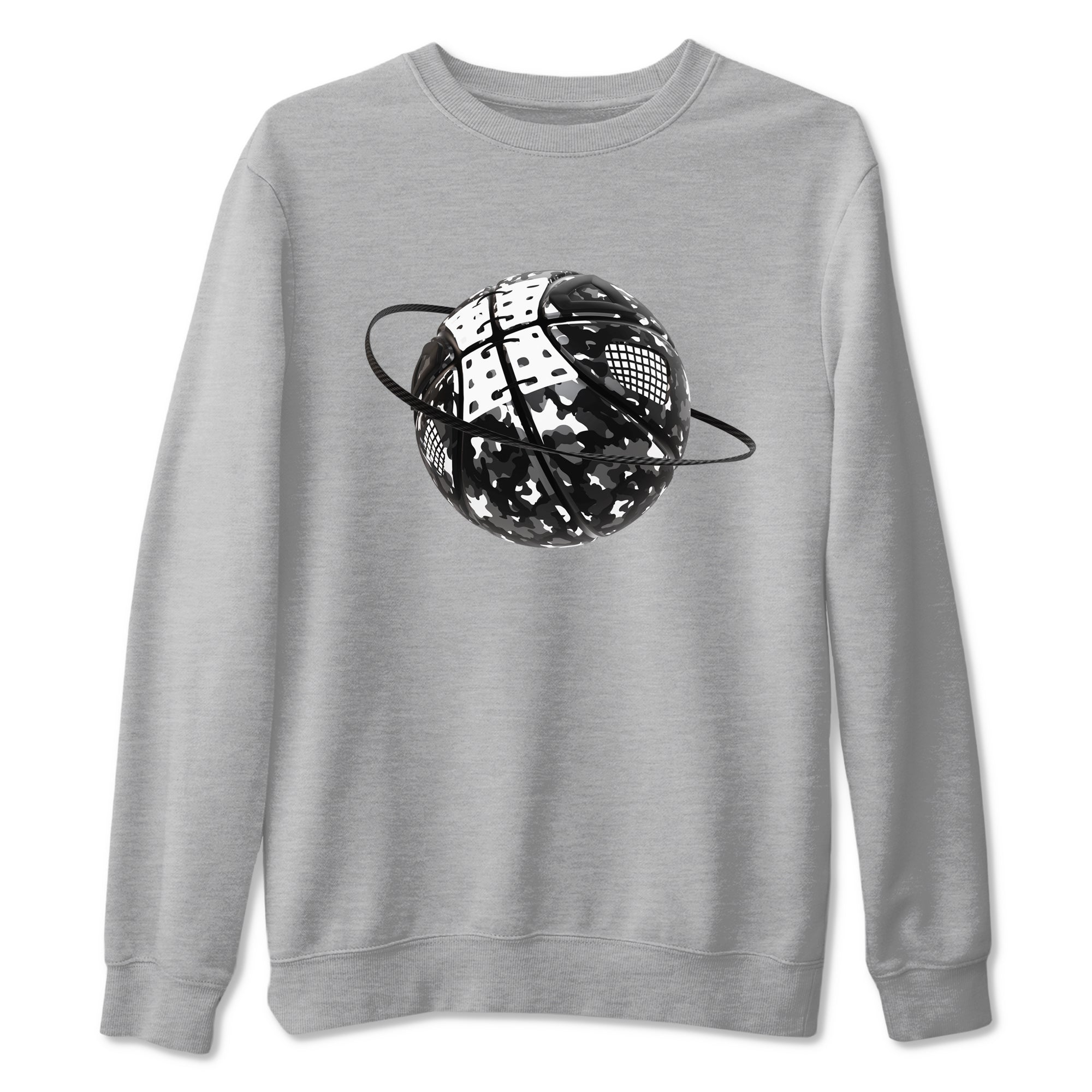 Camo Basketball Planet snkmatch Tees - Air Jordan 4 White Thunder