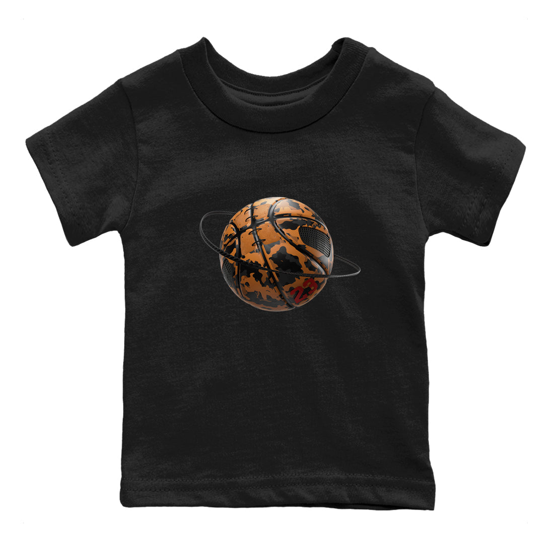Camo Basketball Planet snkmatch Tees Kids - Air Jordan 5 Archaeo Brown
