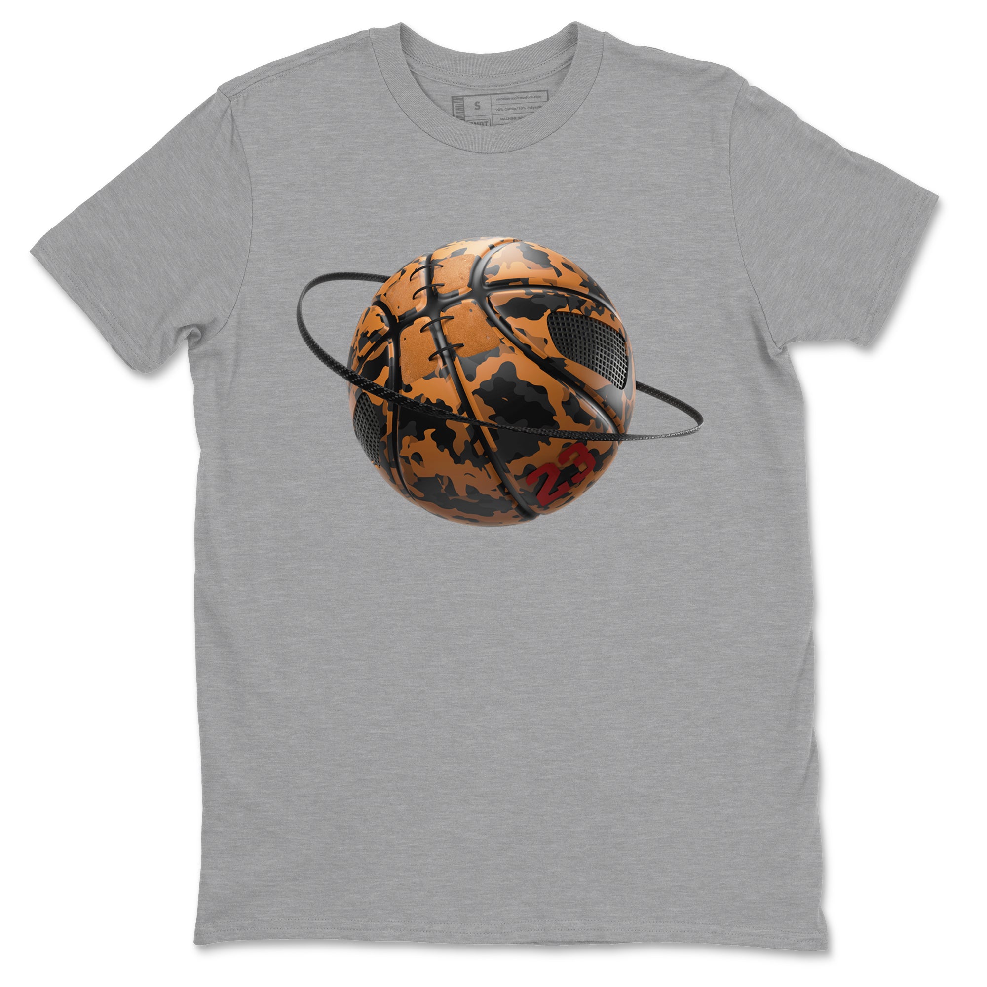 Camo Basketball Planet snkmatch Tees - Air Jordan 5 Archaeo Brown