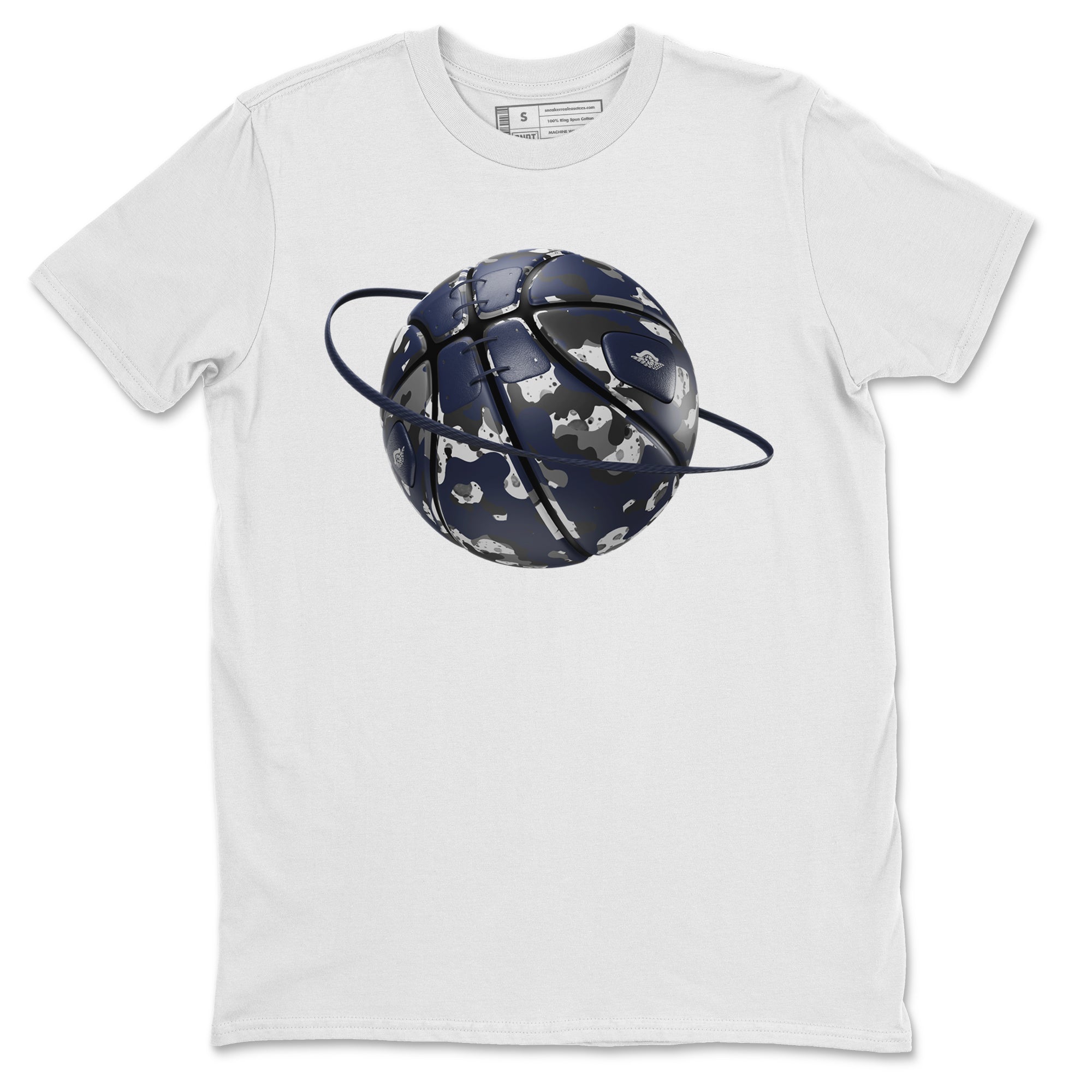 Camo Basketball Planet snkmatch Tee - Air Jordan 5 Georgetown