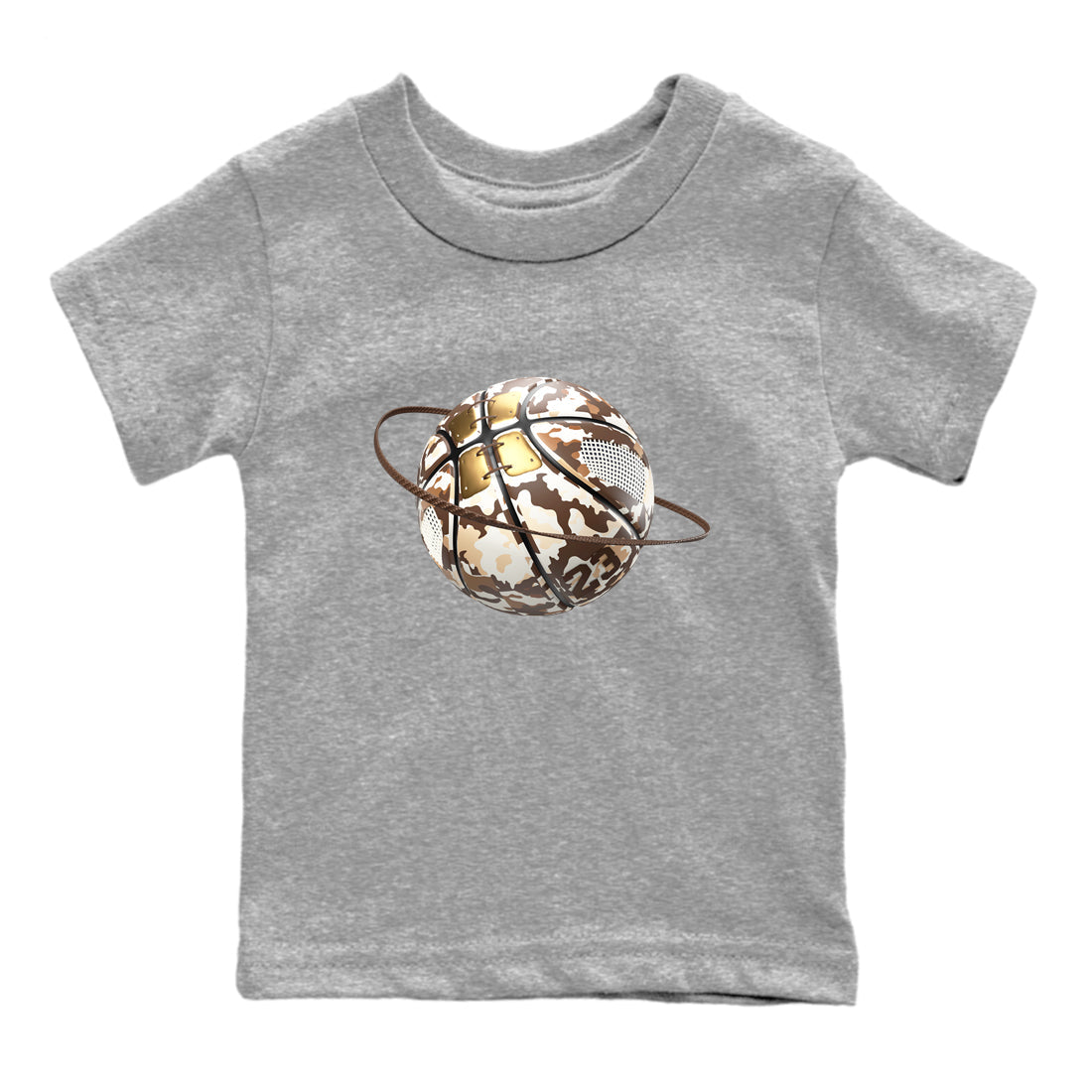 Camo Basketball Planet snkmatch Tees Kids - Air Jordan 5 Golden Ticket